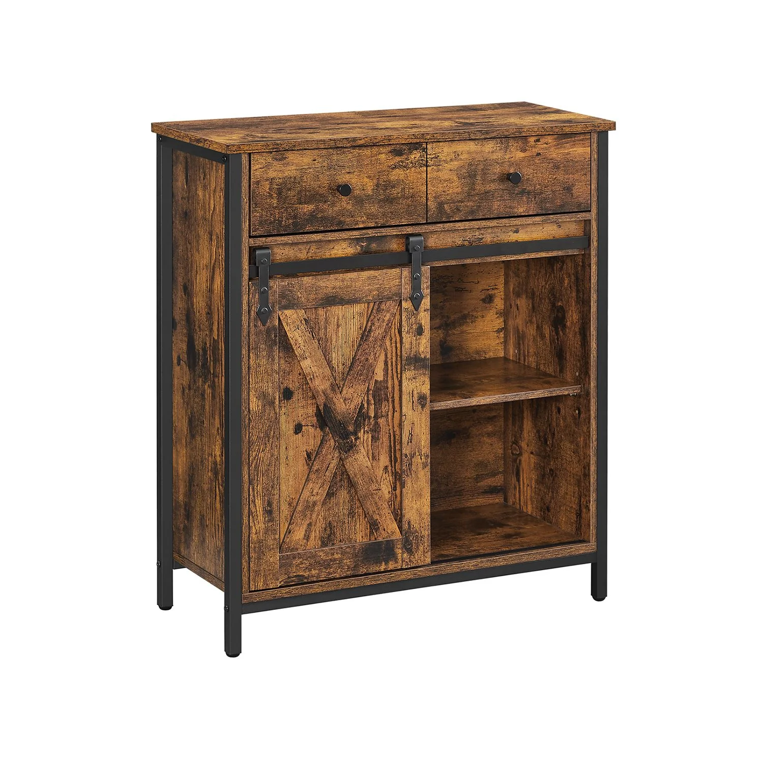 Credenza, Mobile da Cucina,con Anta Scorrevole, 30 x 70 x 80 cm - Image 2