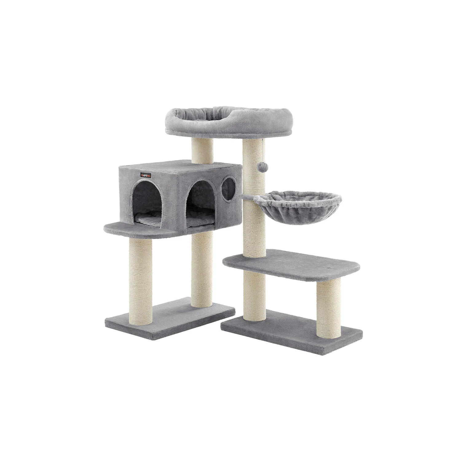 Albero per Gatti con Piazzola in Peluche - Image 2