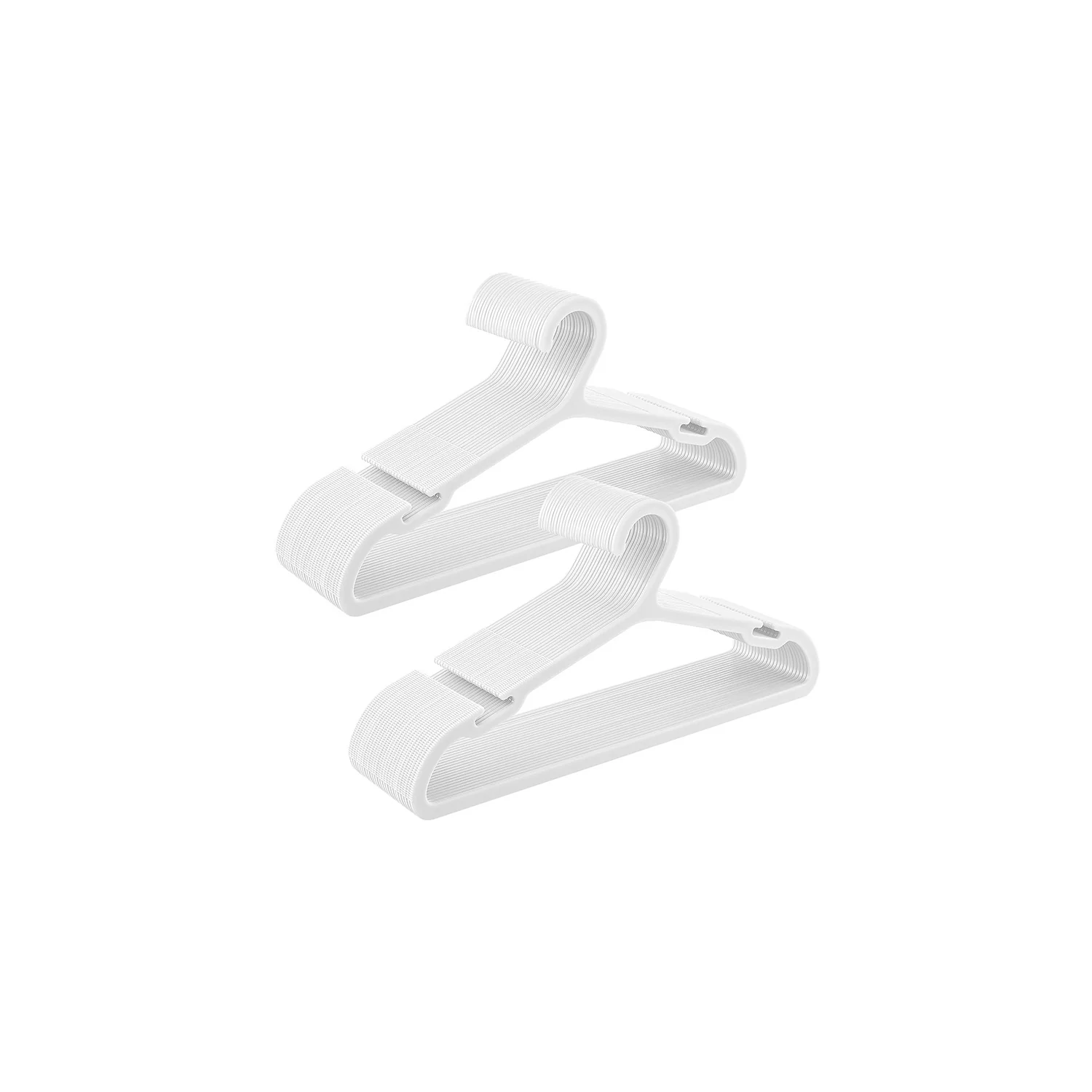 Grucce Appendiabiti in Plastica con Ampie Scanalature ai Lati - Image 2