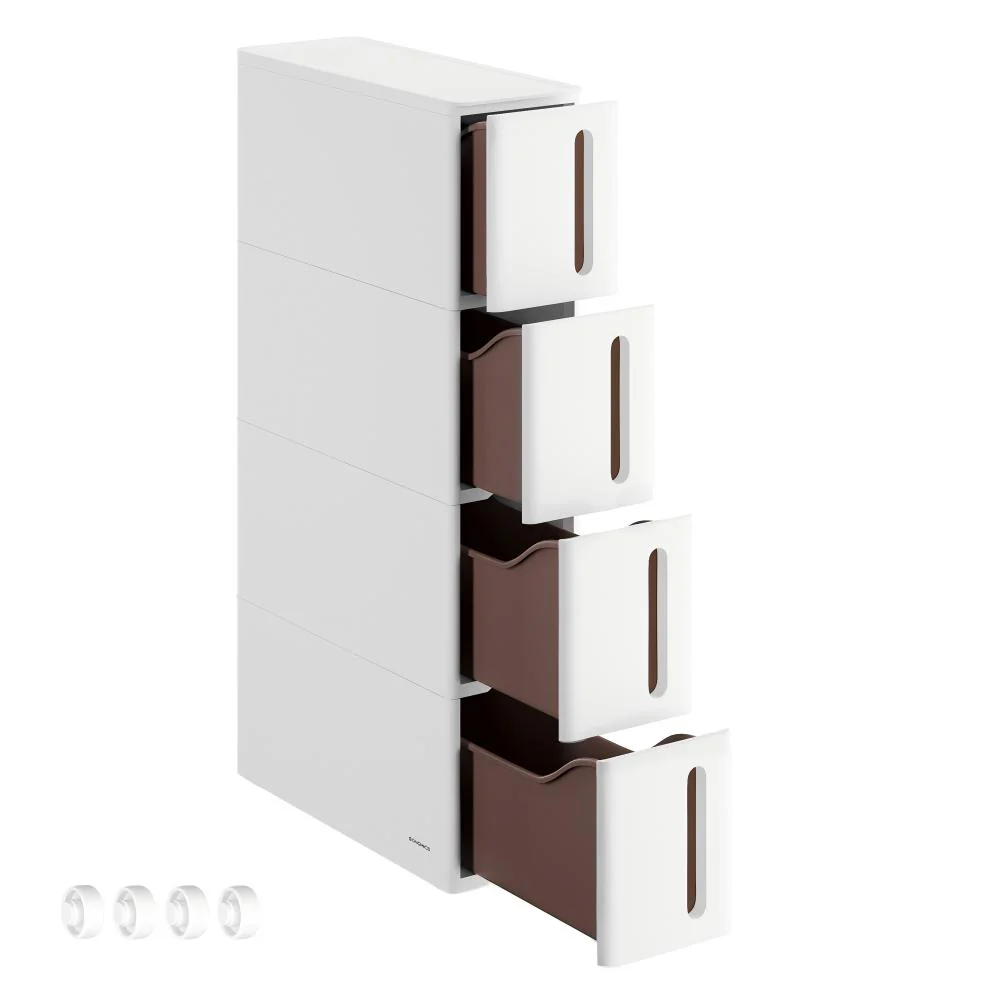 Carrello con 4 Cassetti