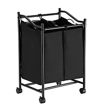 Carrello Porta Biancheria con 2 Sacchi Rimovibili