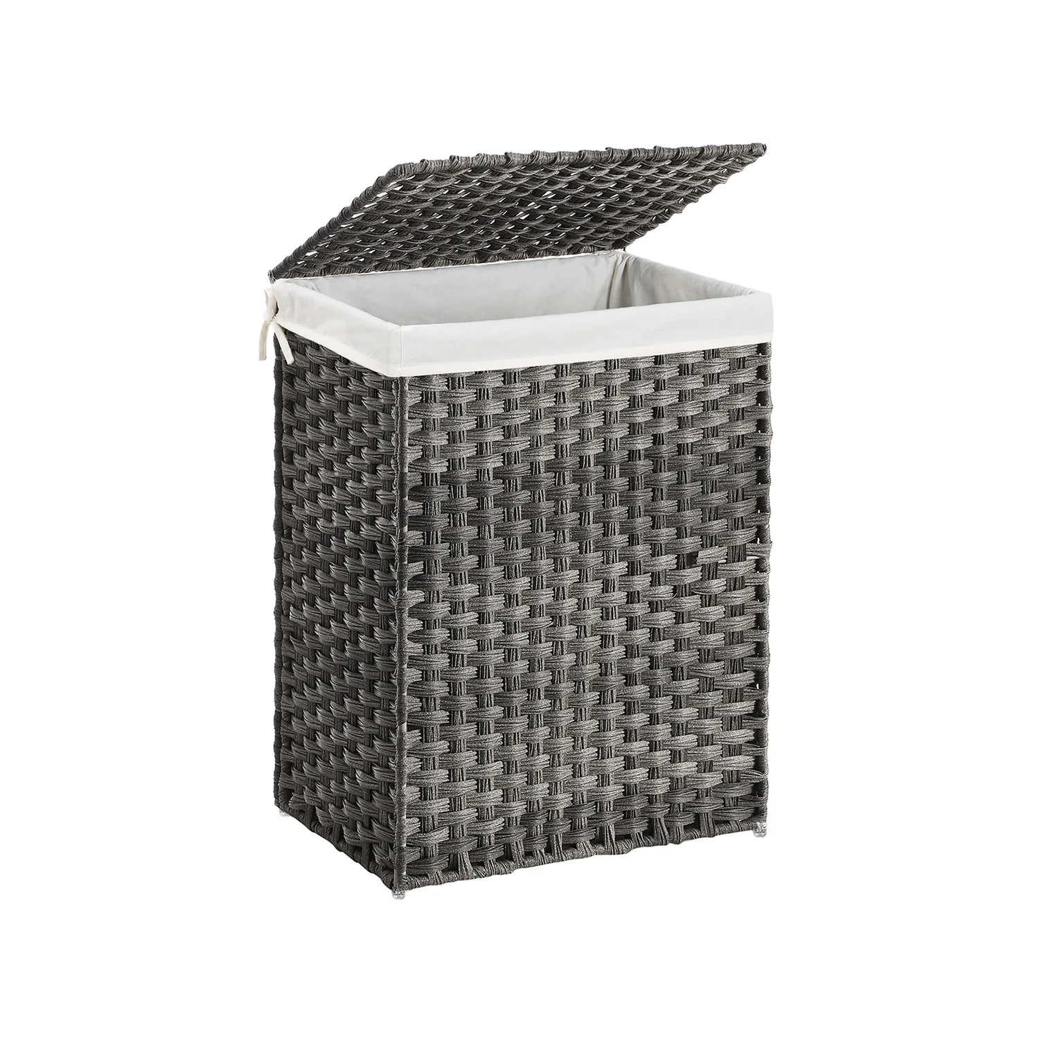 Cesto Porta Biancheria Intrecciata a Mano 90 L
