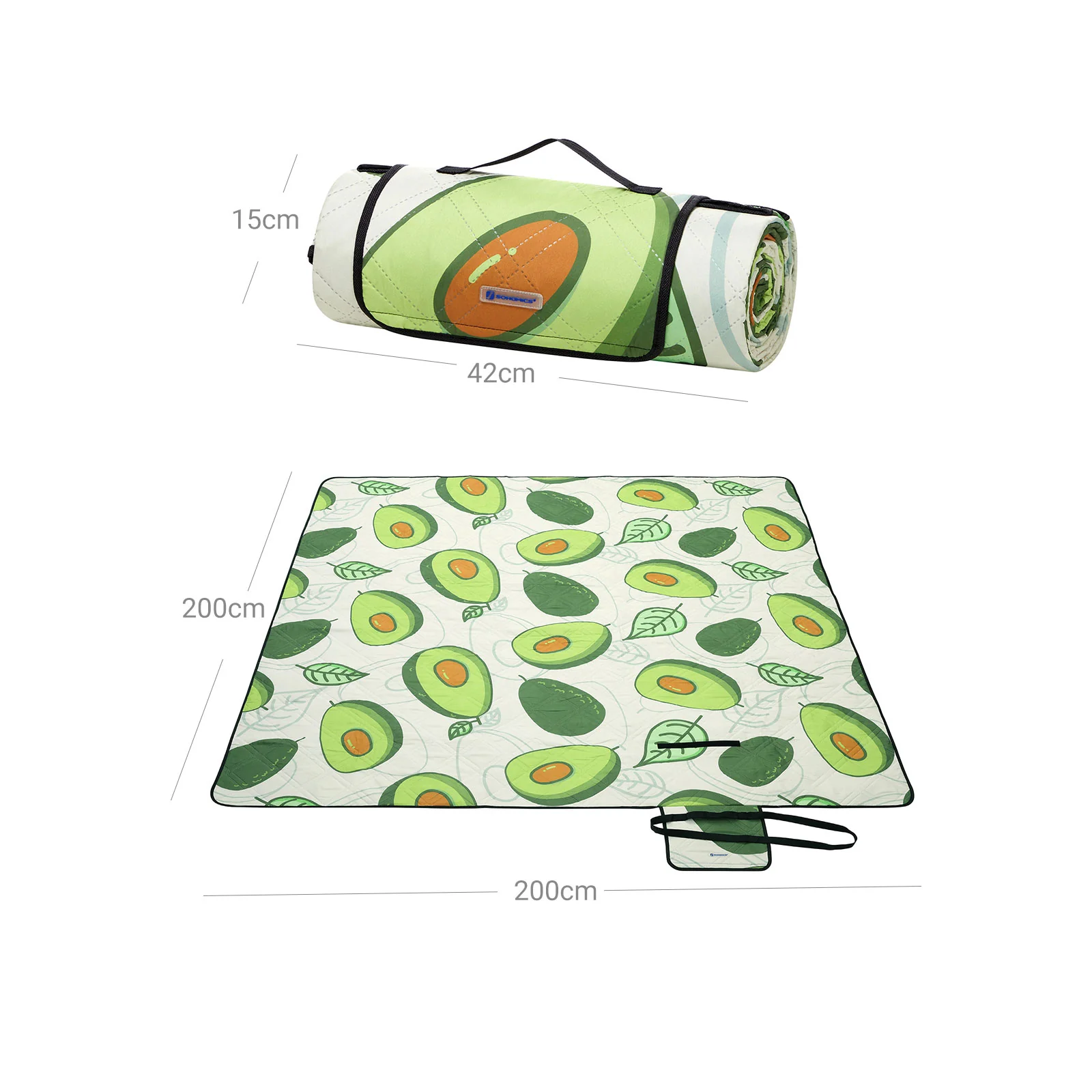 Coperta Picnic Lavabile in Lavatrice con Strato Impermeabile - Image 2