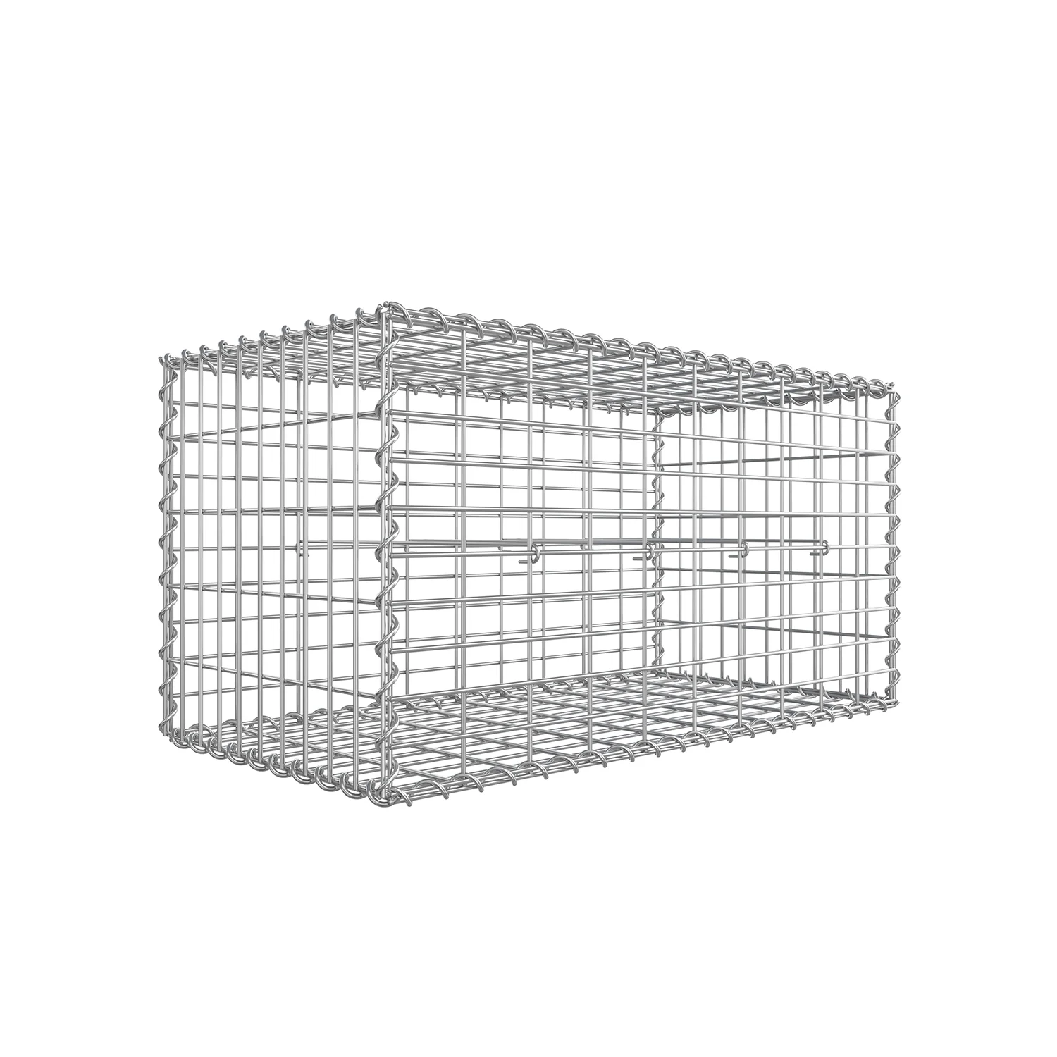 Gabbioni in Metallo Zincato per Decorazioni da Giardino