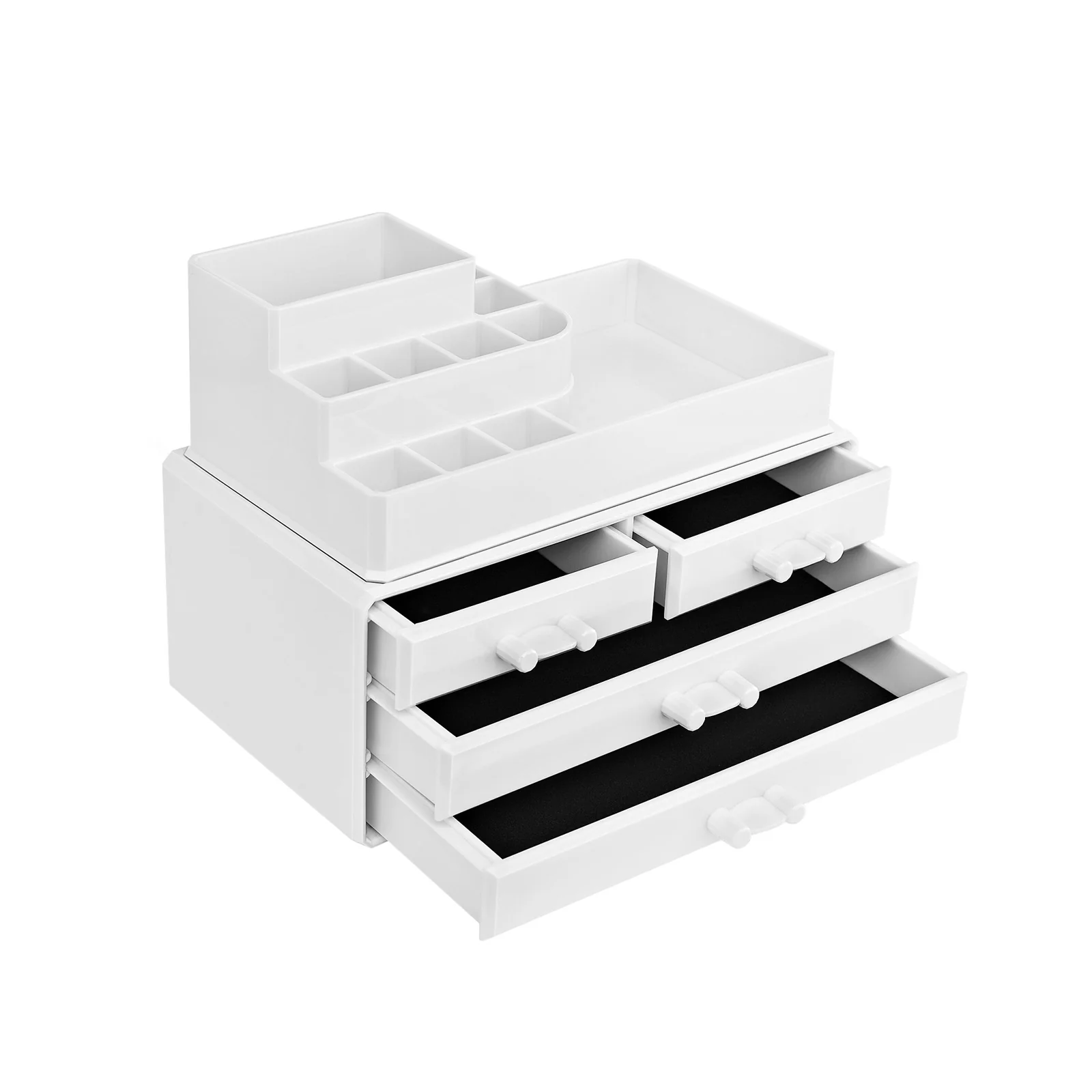 Organizzatore Porta Trucchi con 4 Cassetti e 11 Scomparti