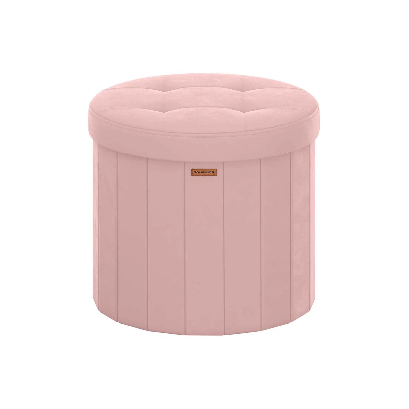 Pouf contenitore rotondo pieghevole - Image 4