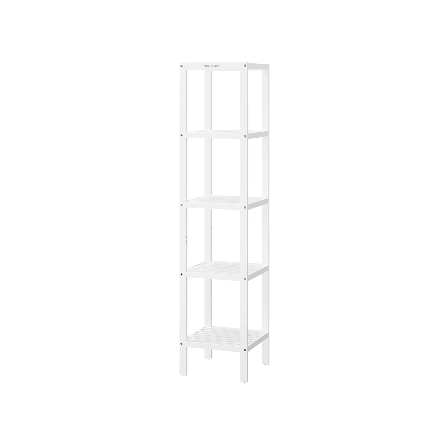 Scaffale da Bagno in Bambù Salvaspazio e Multifunzionale
