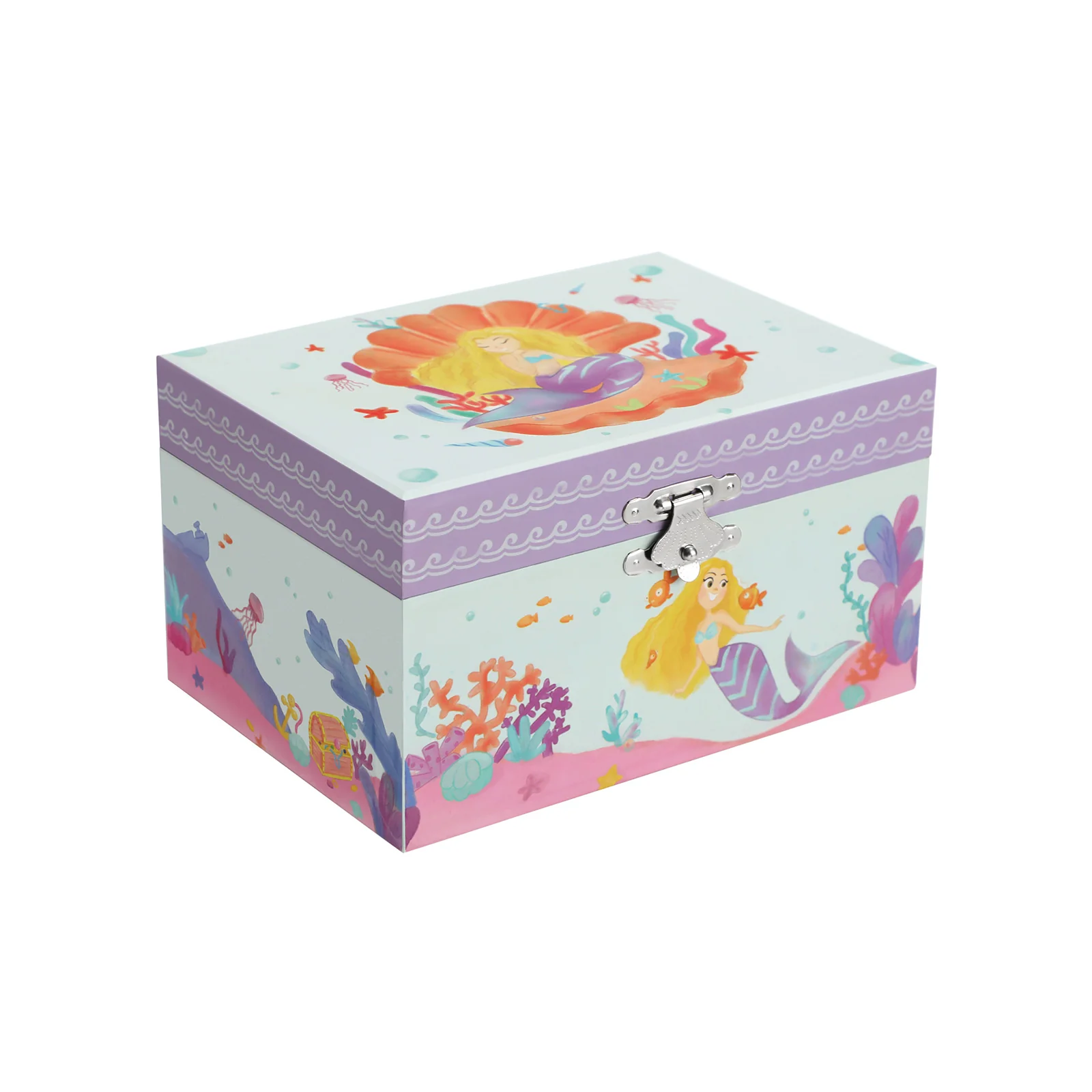 Scatola Musicale Ballerina per Bambini Blu
