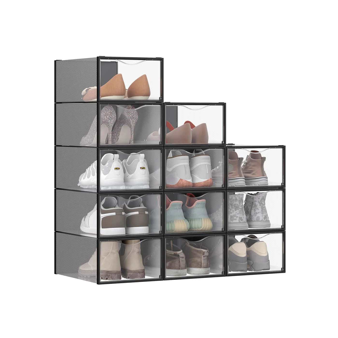 Scatole per scarpe in plastica impilabili - Image 3