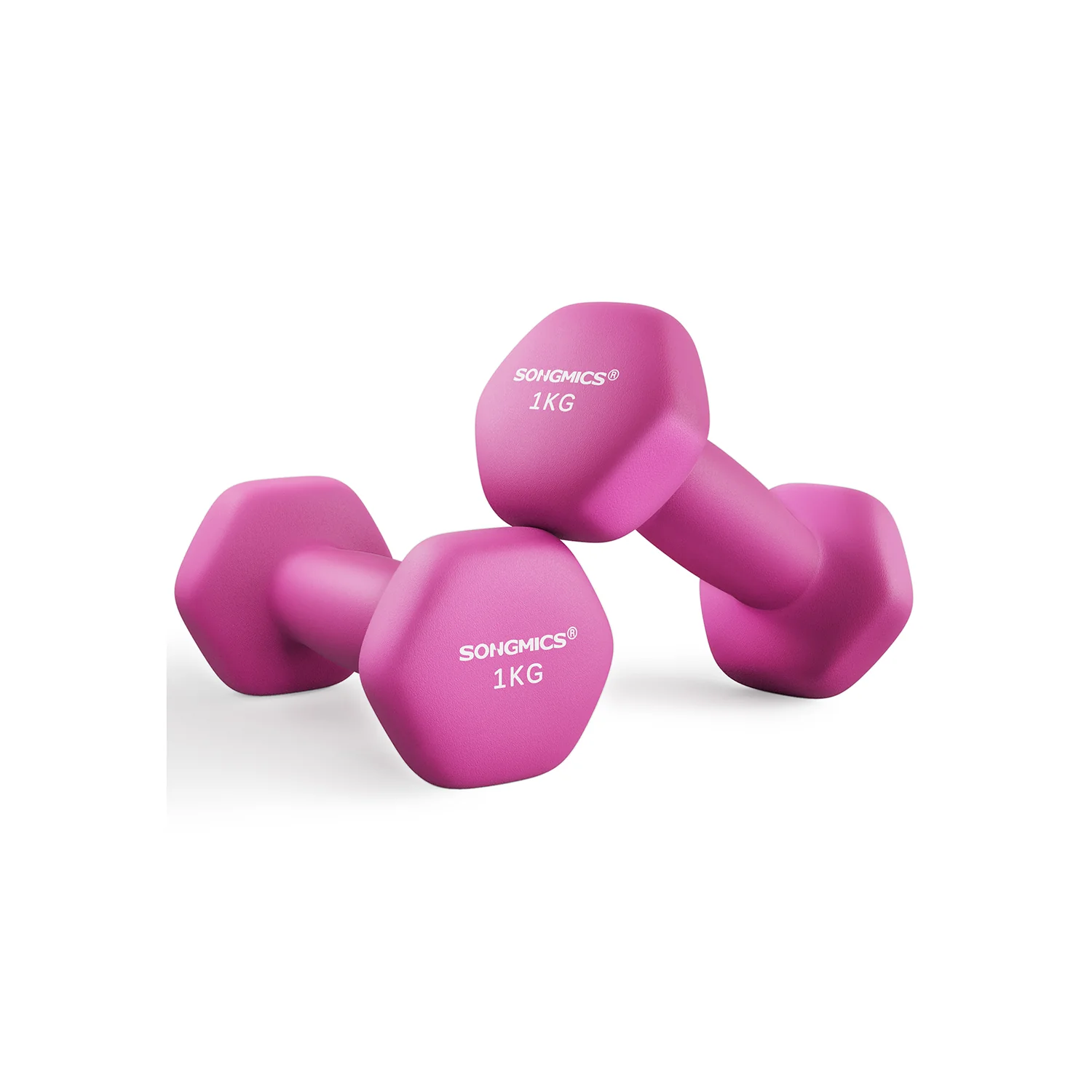 Set di Manubri Esagonali con Superficie in Vinile per Fitness