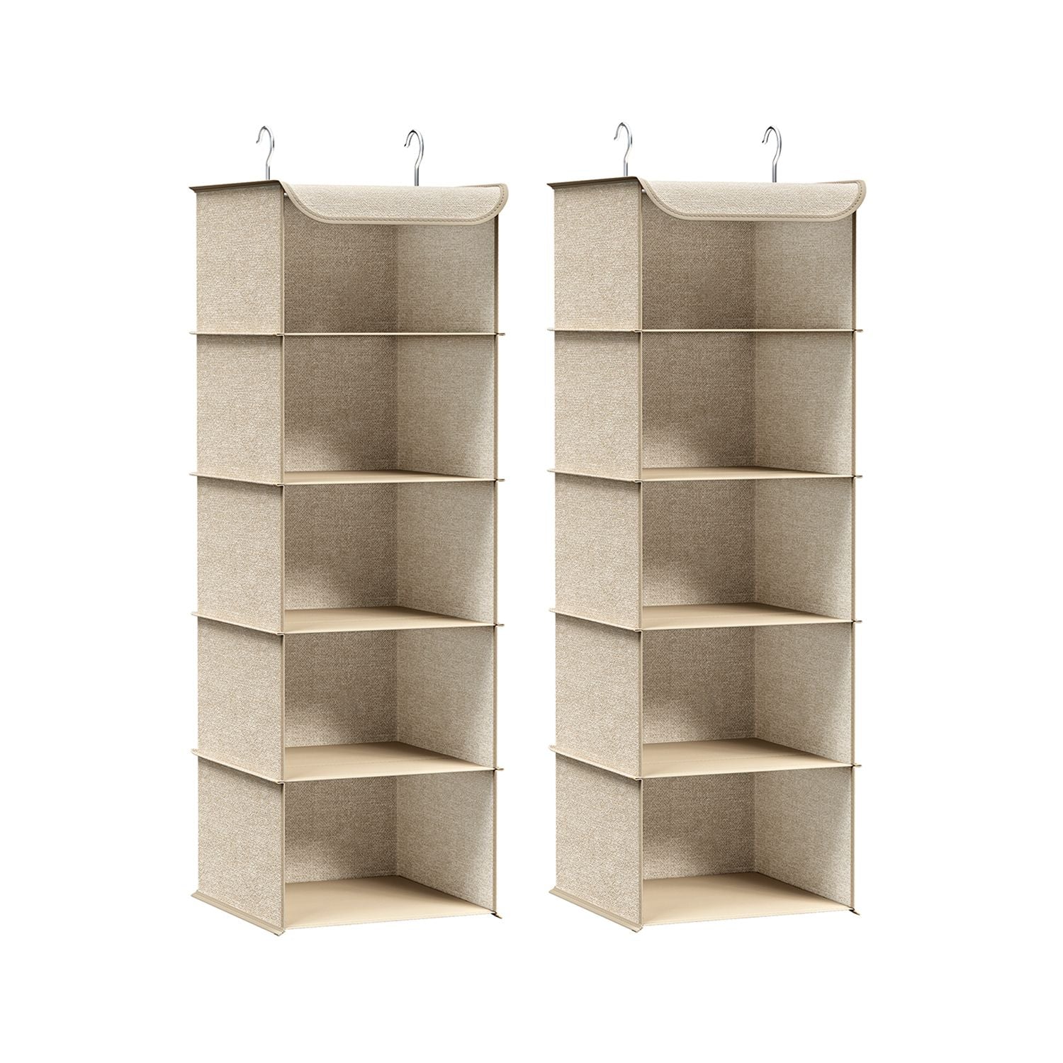 Set di Portaoggetti da Appendere per Armadio Pieghevole e Salvaspazio - Image 4