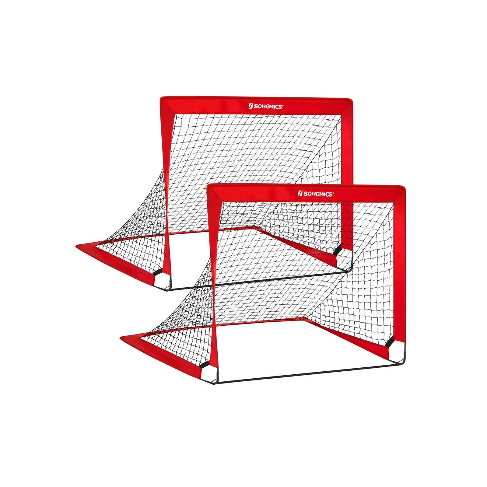 Set di Porte da Calcio Pieghevoli per Bambini Montaggio Veloce - Image 2