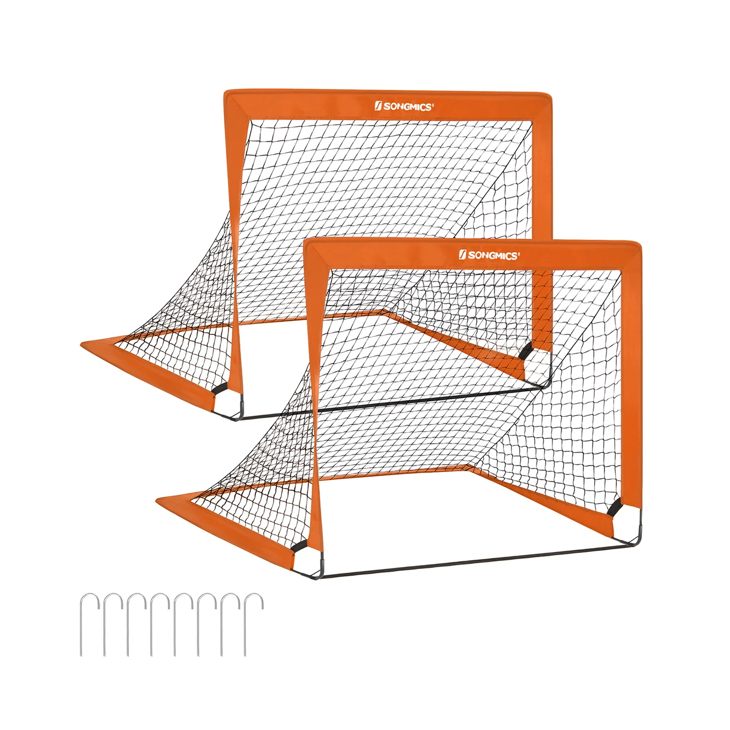 Set di Porte da Calcio Pieghevoli per Bambini Montaggio Veloce - Image 3