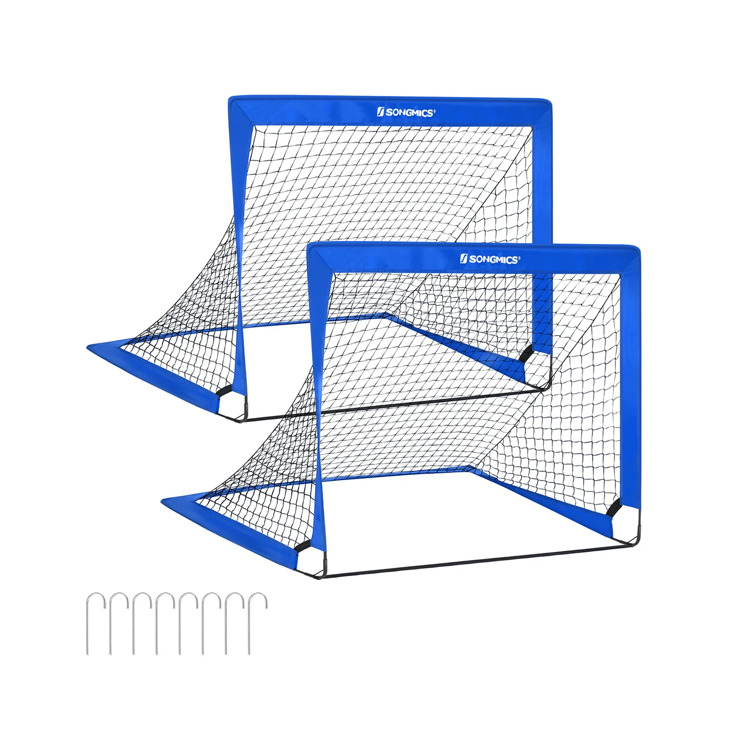 Set di Porte da Calcio Pieghevoli per Bambini Montaggio Veloce - Image 4