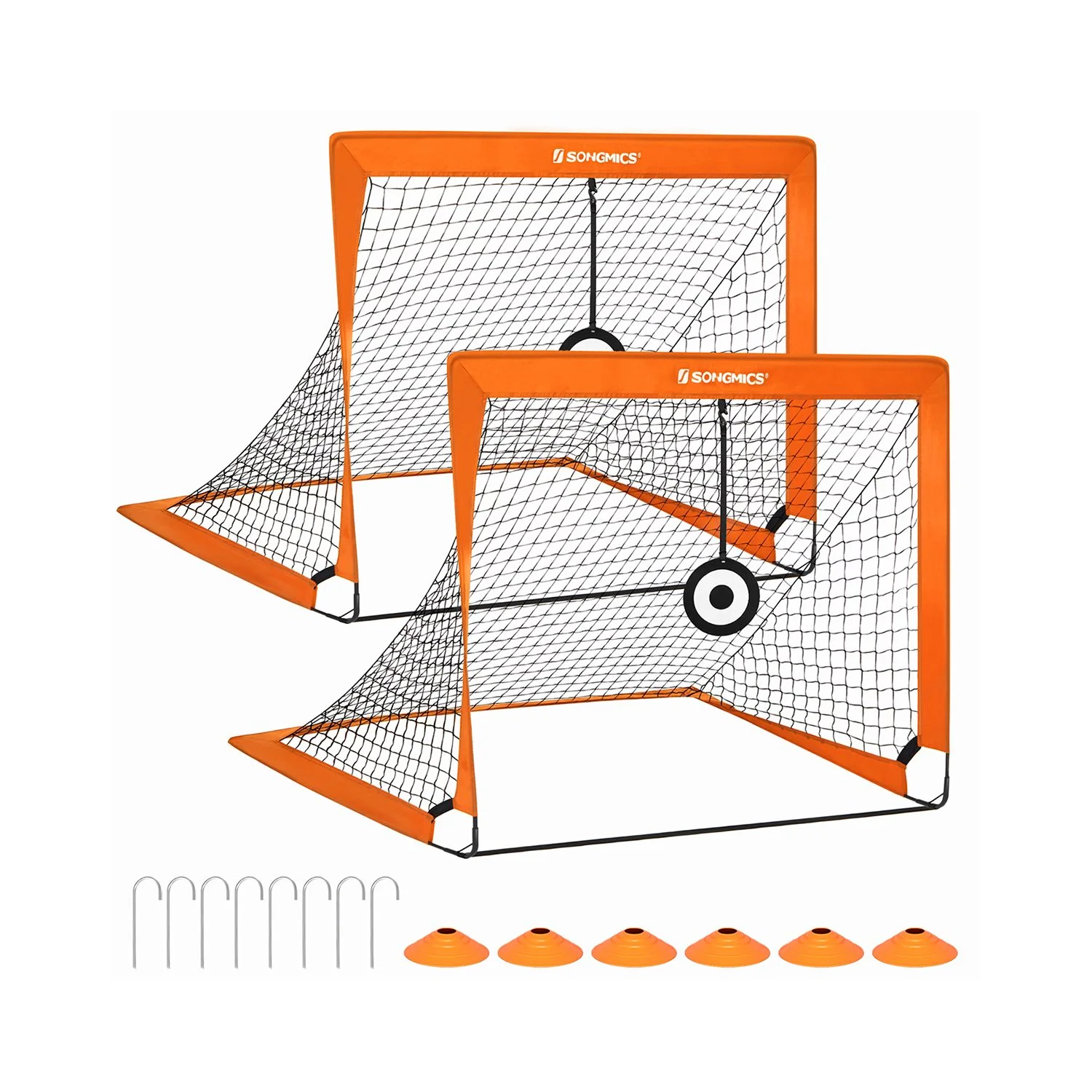 Porta da Calcio per Bambini Obiettivo di Calcio Portatile e Pieghevole - Image 3