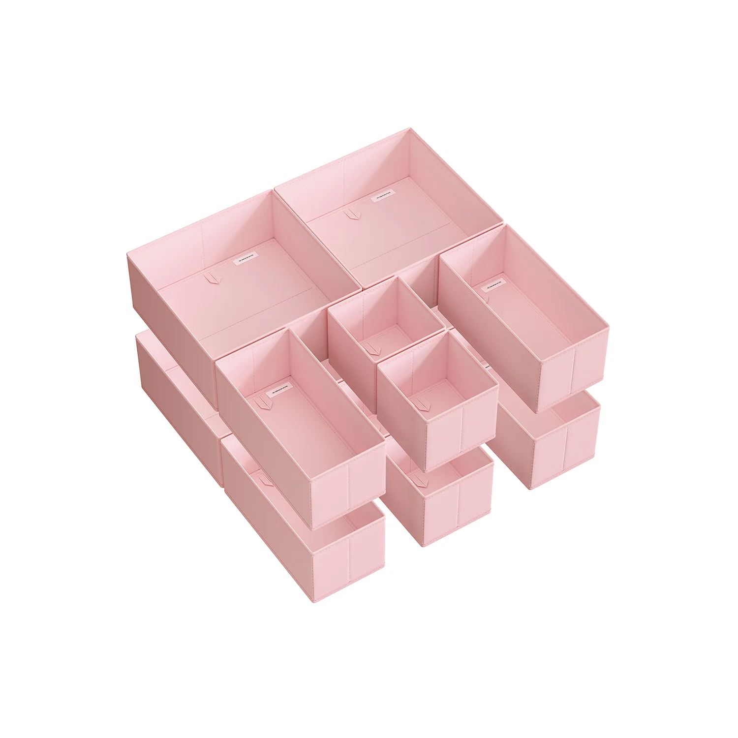 Set di Divisori per Cassetti Armadio Pieghevole in Tessuto Simil Lino - Image 4