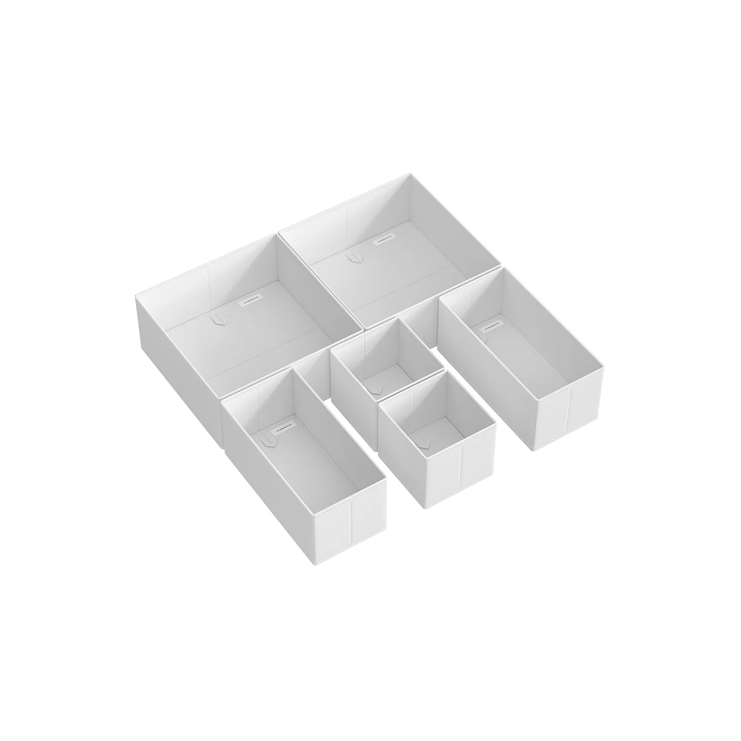 Set di Divisori per Cassetti Armadio Pieghevole in Tessuto Simil Lino - Image 5