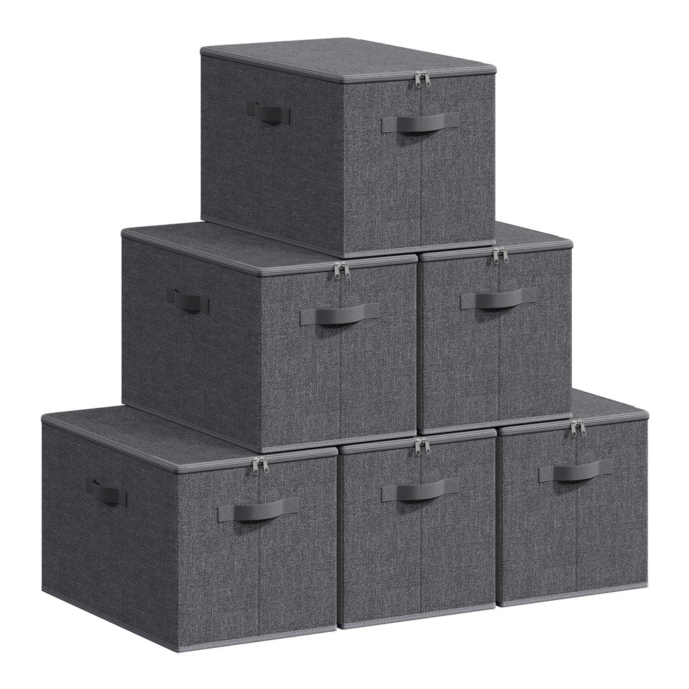 Scatole Portaoggetti con Coperchio Pieghevoli con Maniglie - Image 7