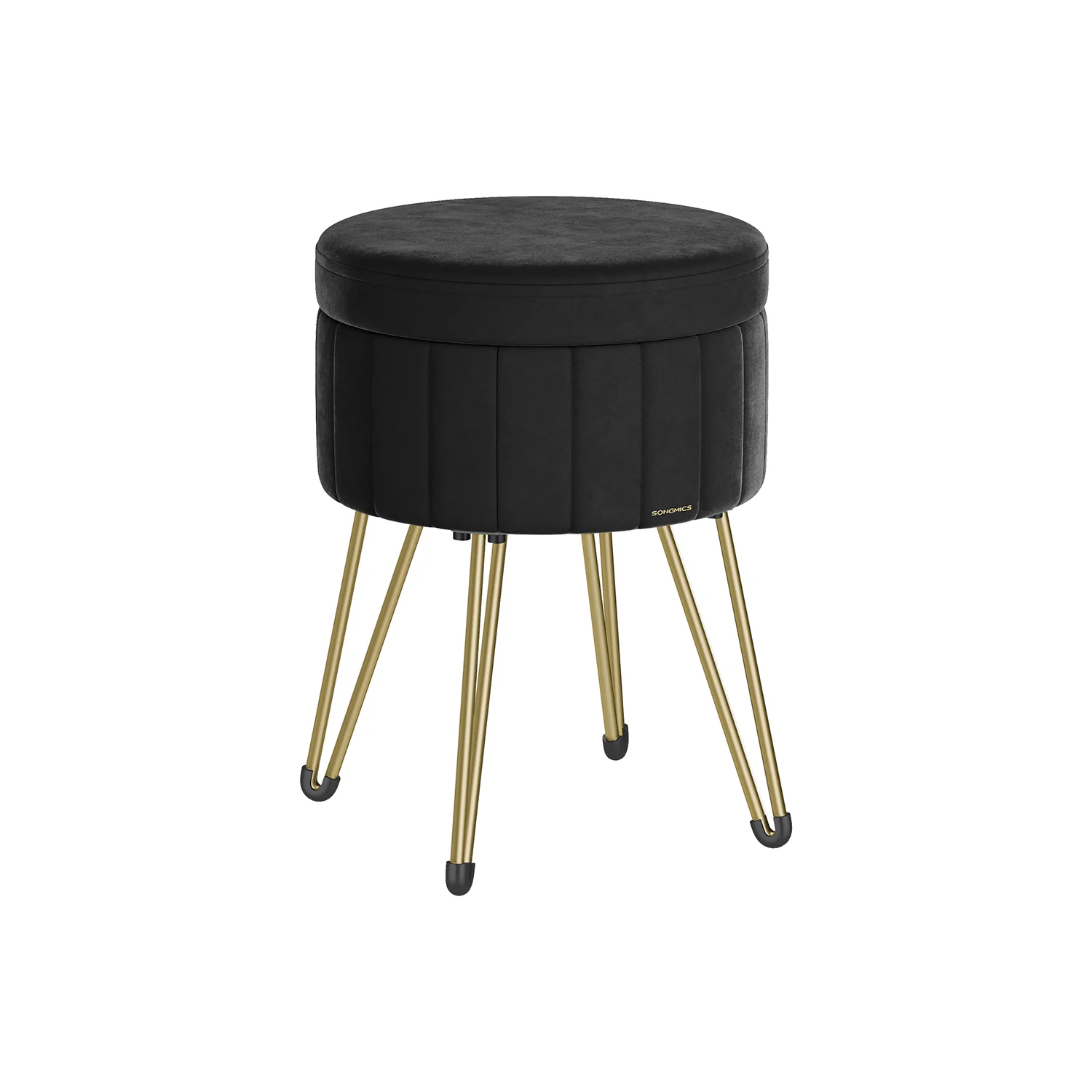 Sgabello Pouf Contenitore Cassapanca Rotonda