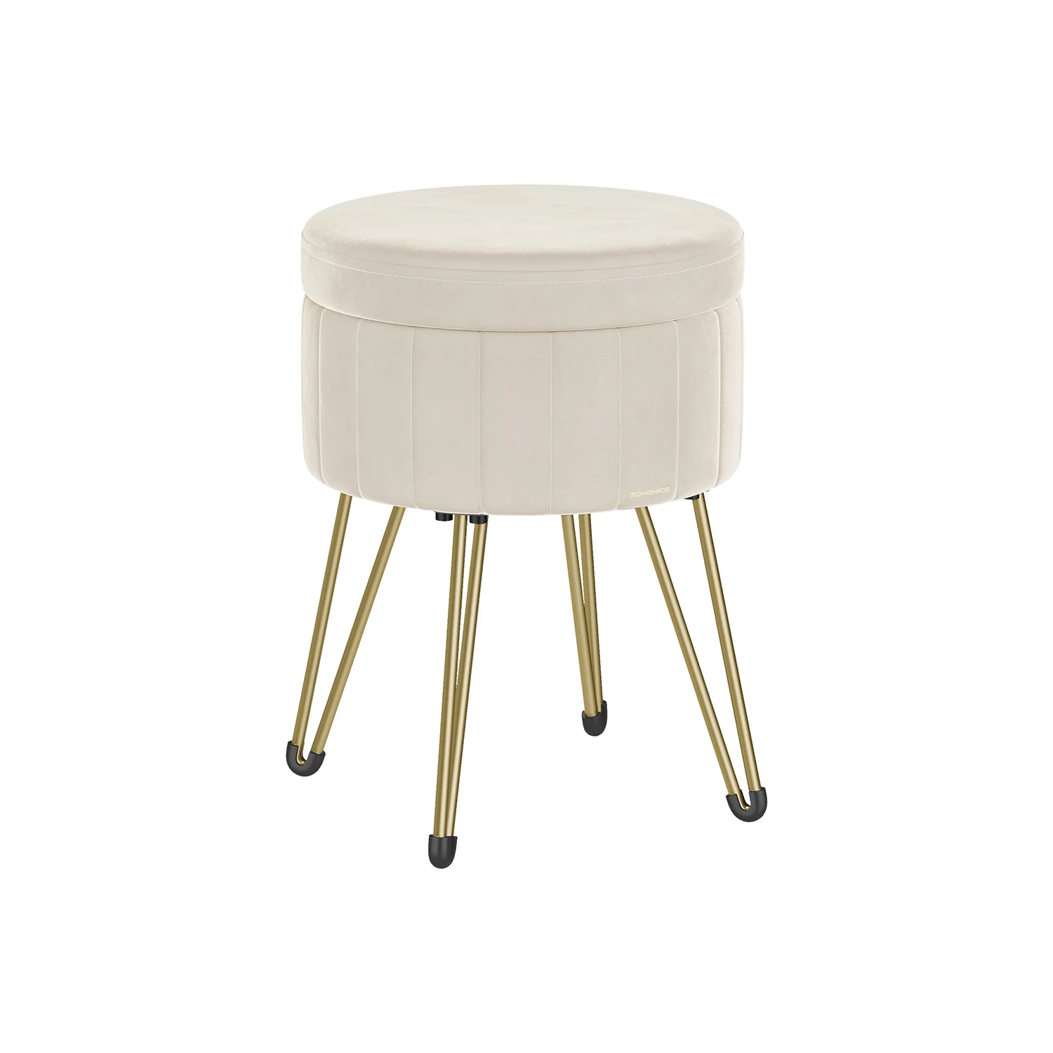 Sgabello Pouf Contenitore Cassapanca Rotonda - Image 4