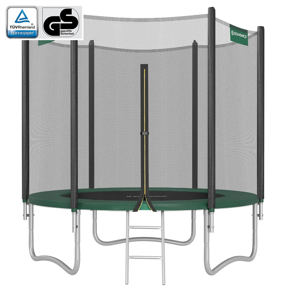 Trampolino da giardino con rete di sicurezza resistente