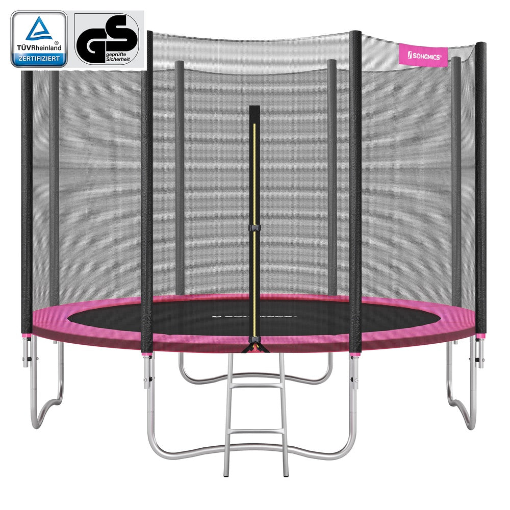 Trampolino da Giardino con Recinto di Sicurezza Coperta per Molle - Image 10
