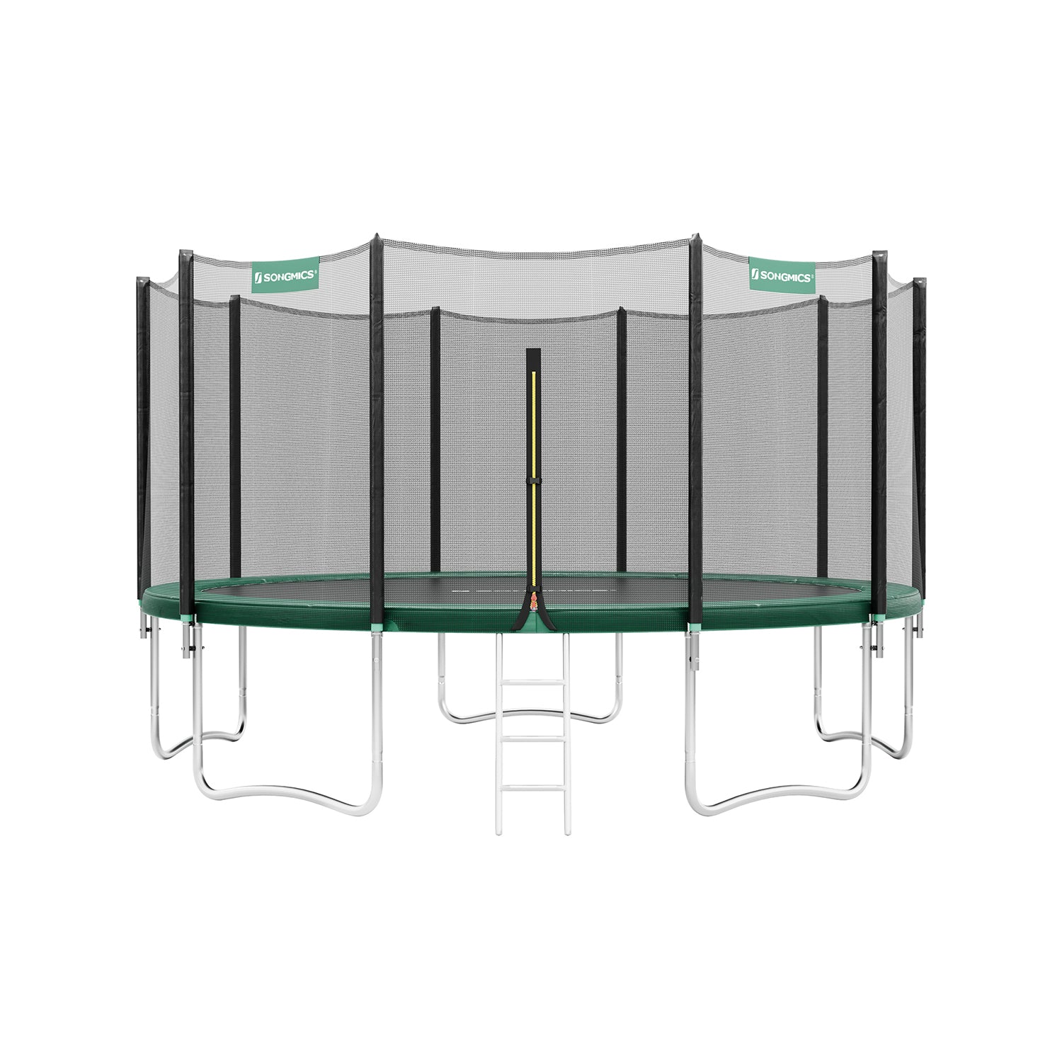 Trampolino da Giardino con Recinto di Sicurezza Coperta per Molle - Image 12