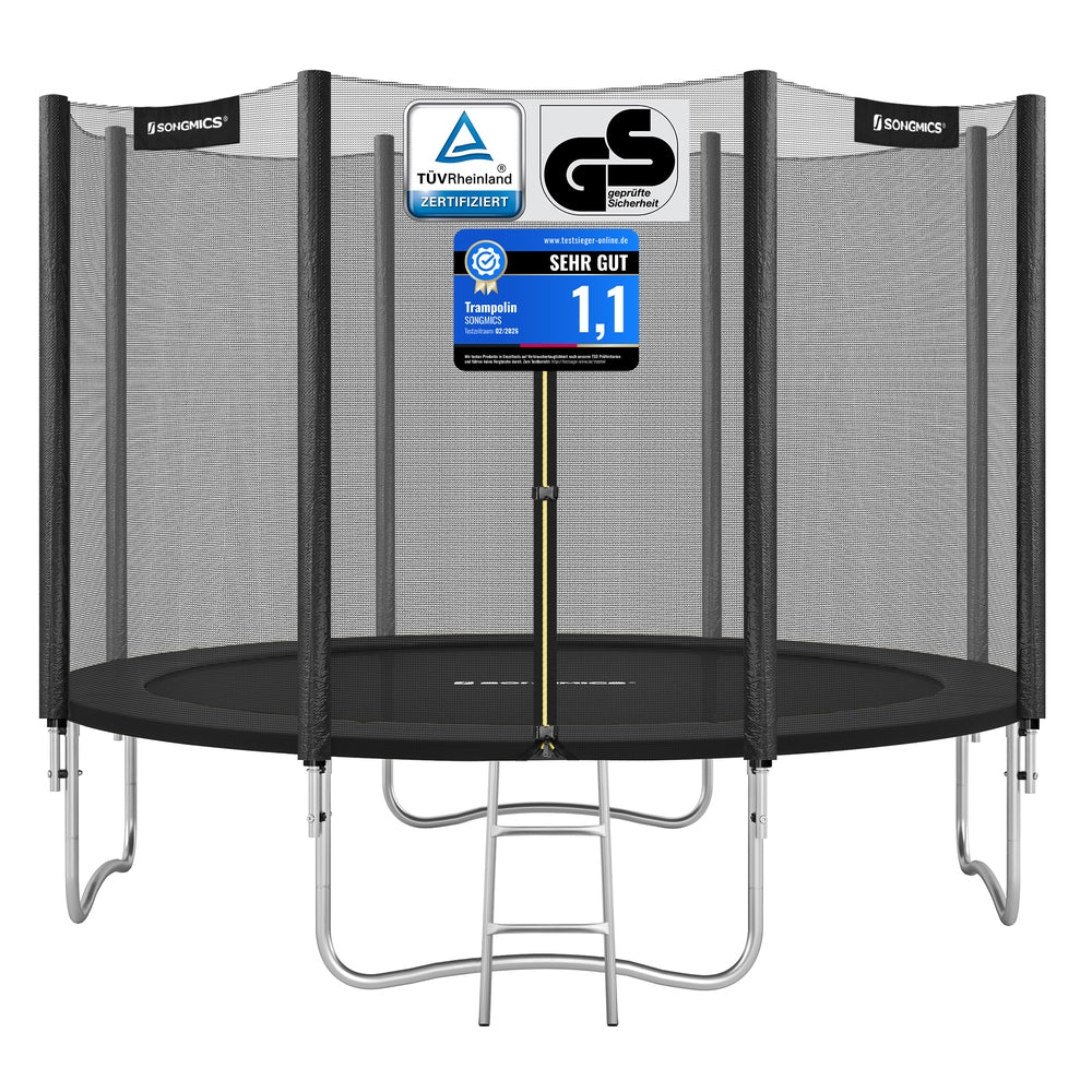 Trampolino da Giardino con Recinto di Sicurezza Coperta per Molle - Image 9