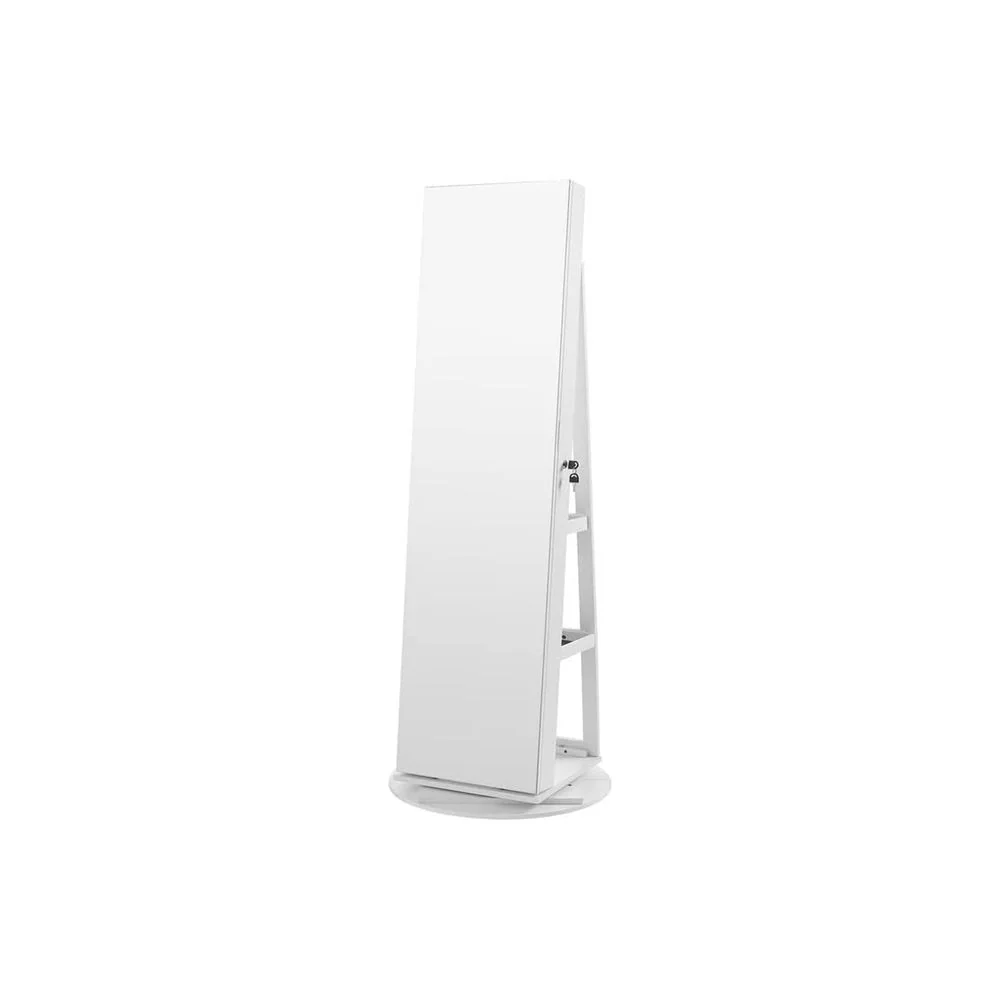 Specchio Portagioie con 6 Luci a LED e Chiusura