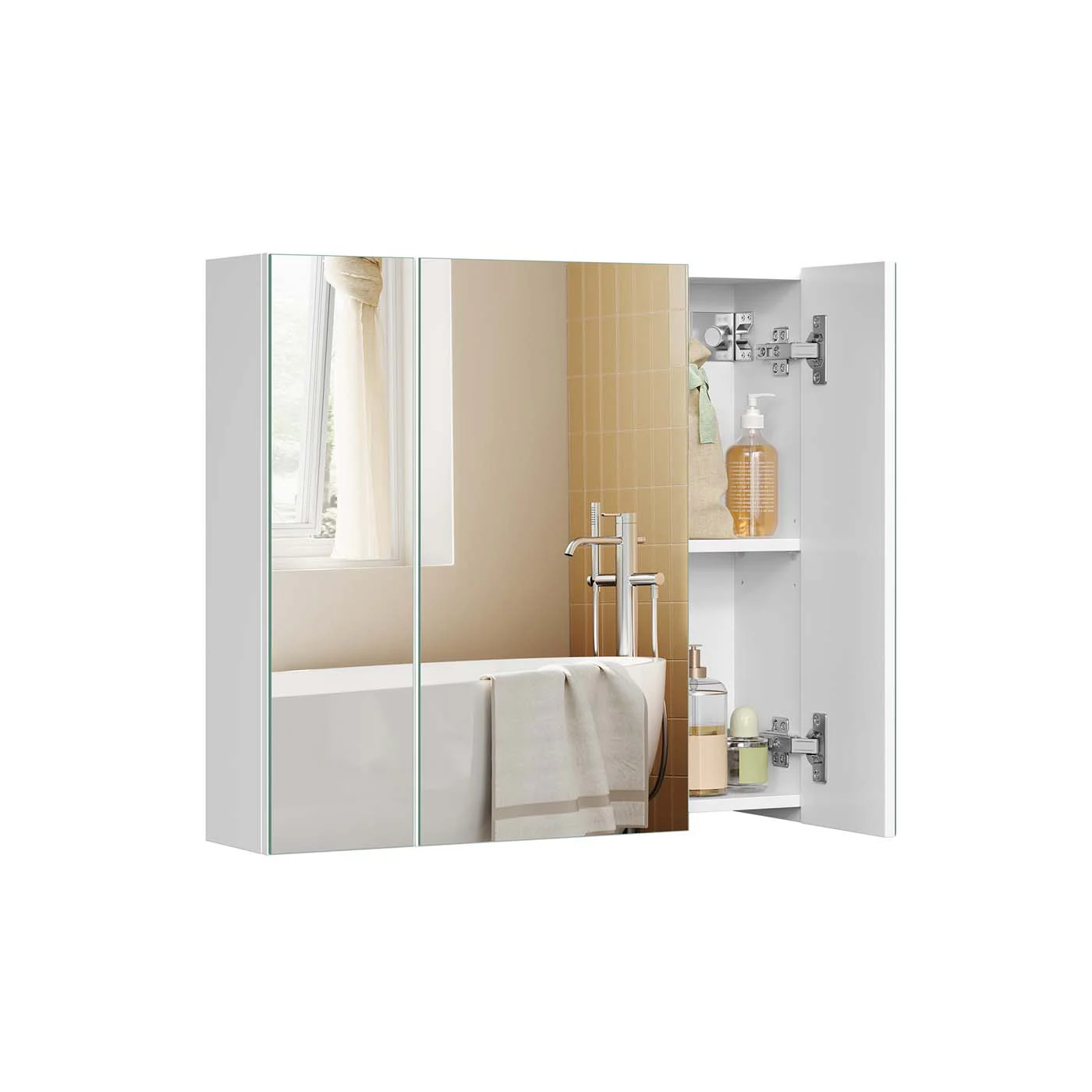 Armadio da Parete per Bagno Bianco