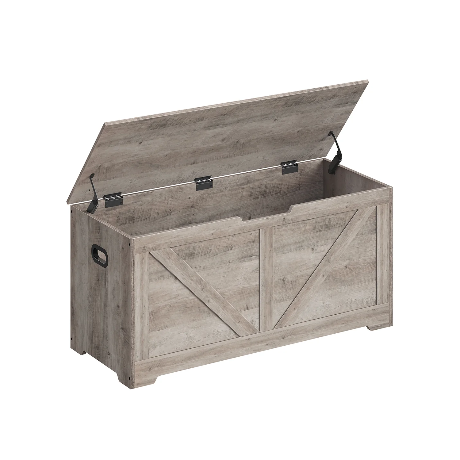 Cassapanca Portaoggetti con Cerniere di Sicurezza Stile Rustico - Image 4