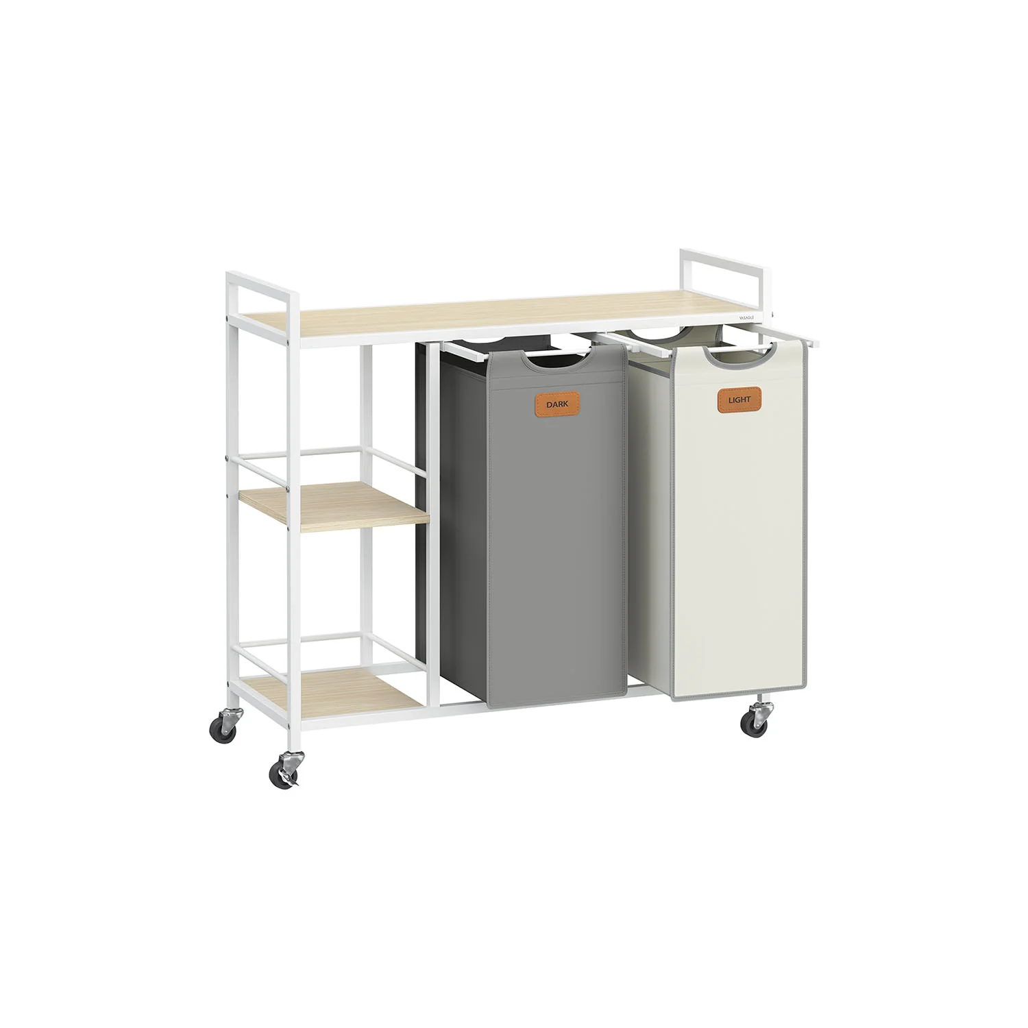 Cesto Portabiancheria a 2 Scomparti