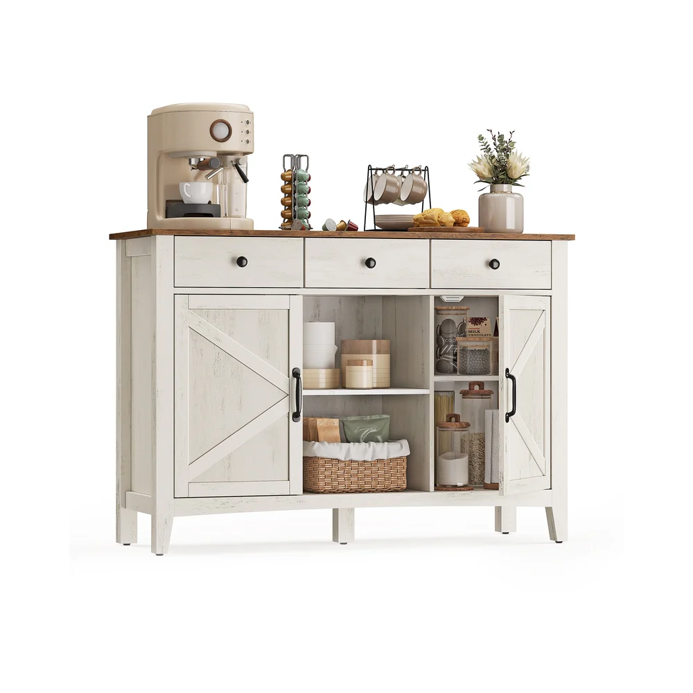 Credenza cucina con cassetti e ante