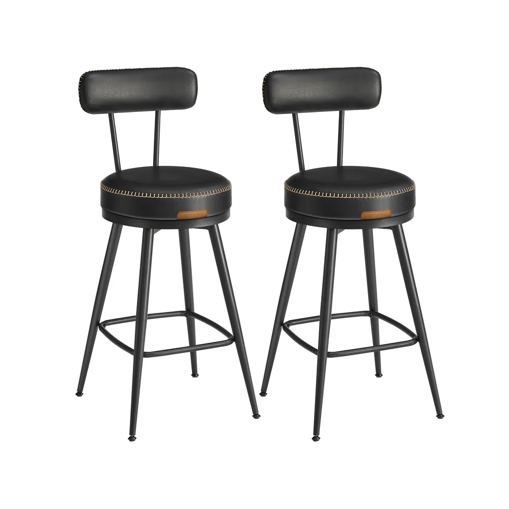 EKHO Collezione Sgabelli Cucina Girevoli con Schienali