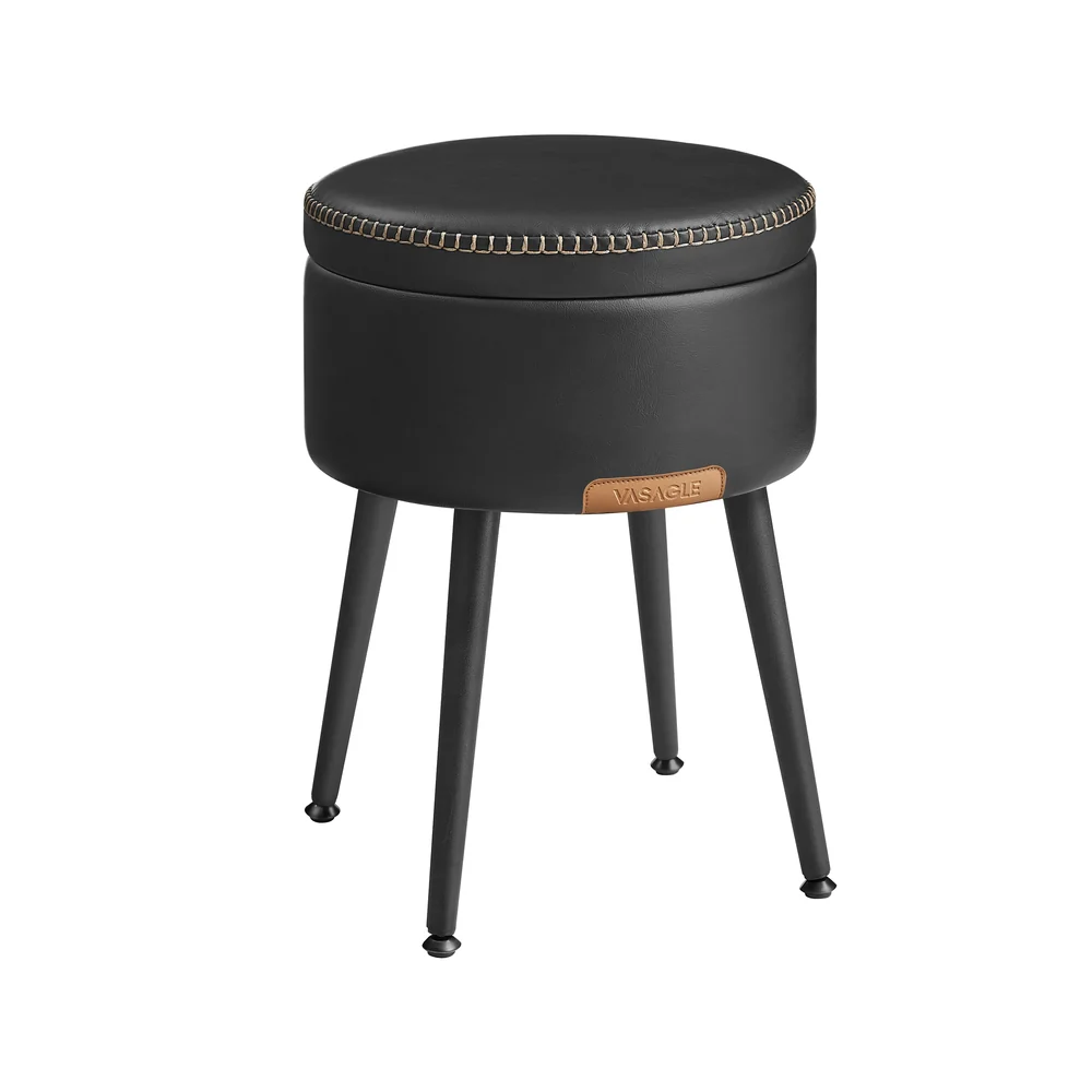 EKHO Collezione Sgabello Pouf Contenitore Rivestimento Cuciture