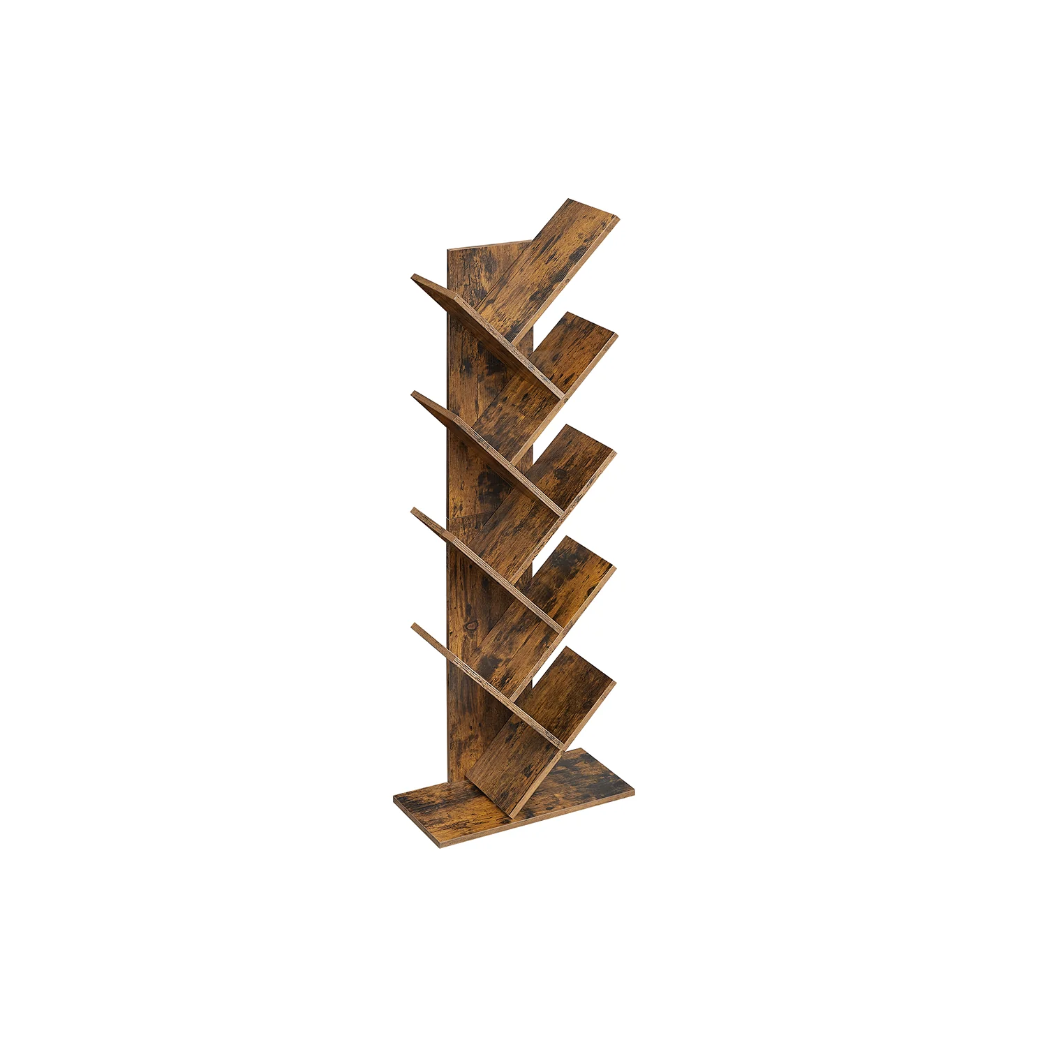Libreria ad Albero Salvaspazio Verticale per Camera da Letto Soggiorno Studio - Image 4