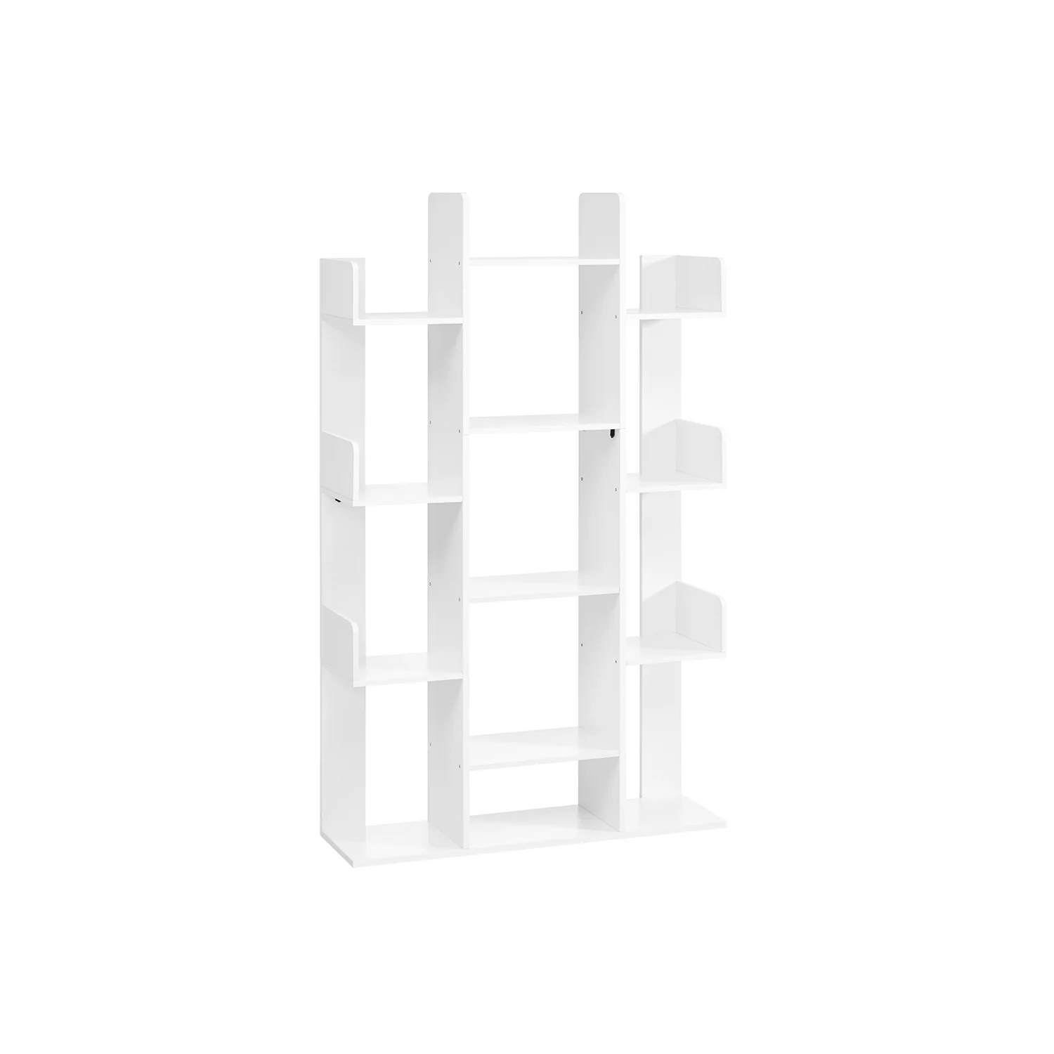 Libreria Scaffale a Forma di Albero con Scomparti Angoli Arrotondati - Image 2