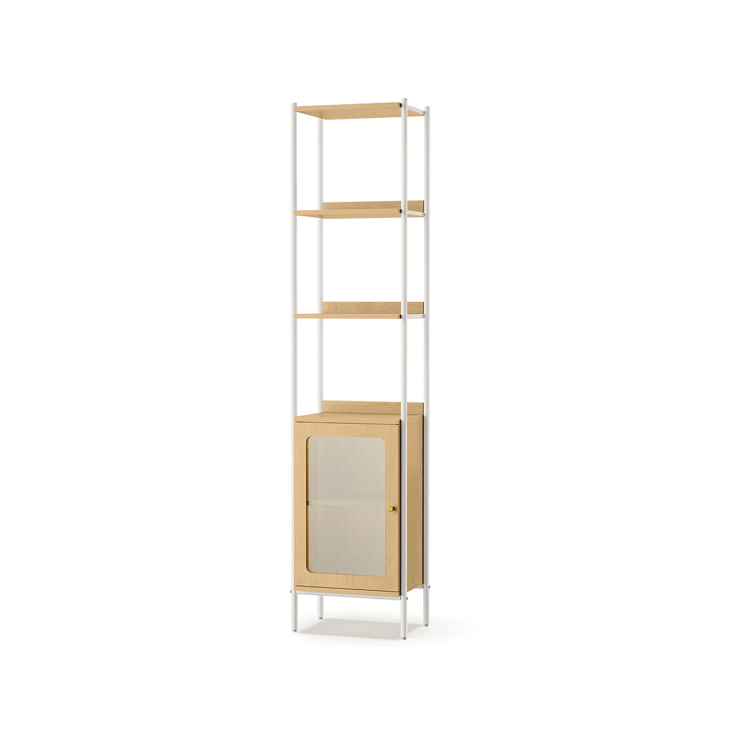 Libreria Scaffale Libreria Verticale con Anta in Plastica PC Stile Contemporaneo - Image 2