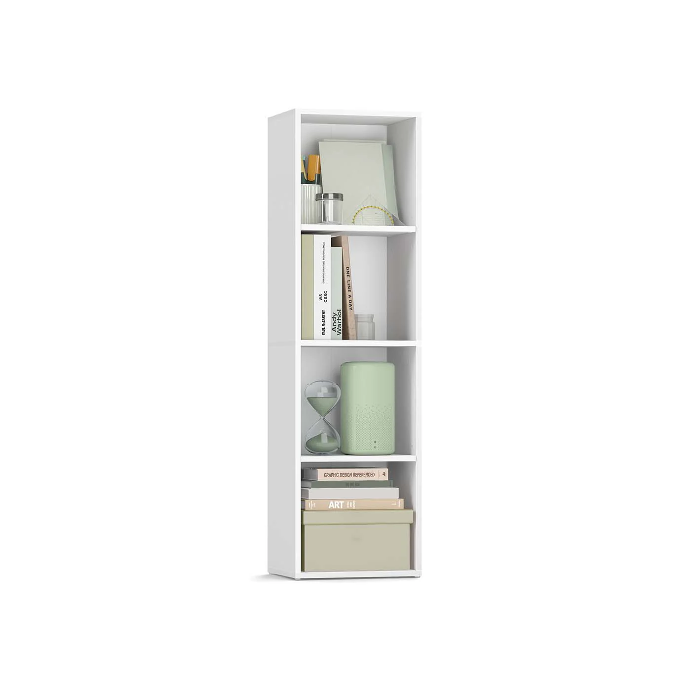 Libreria scaffale a ripiani con scomparti aperti - Image 2