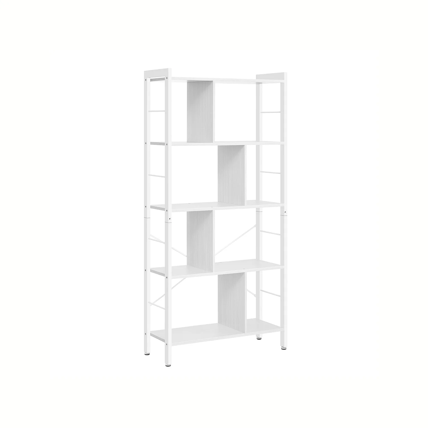 Libreria Scaffale Portaoggetti per Studio Ufficio con Scomparti Aperti - Image 4