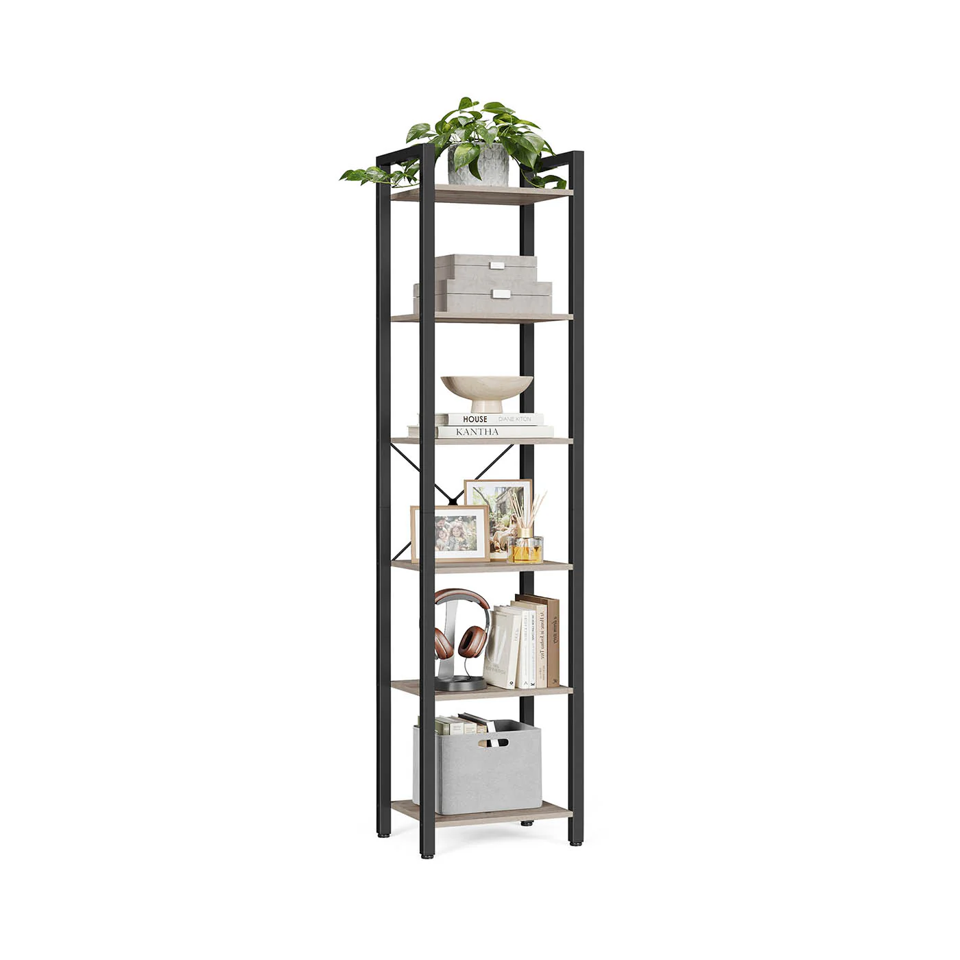 Scaffale a 6 Ripiani Libreria per Ufficio - Image 2