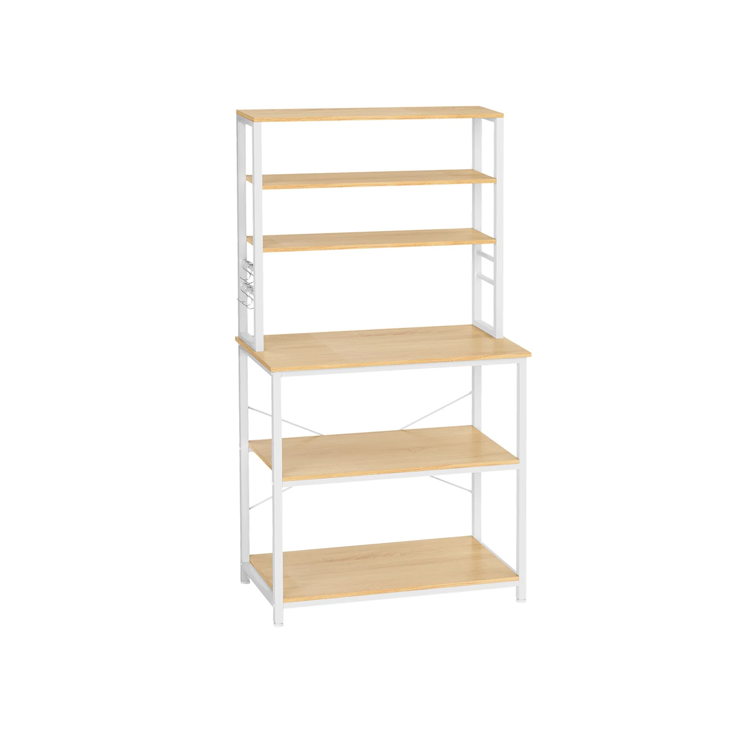 Scaffale da Cucina per Forno a Microonde con Ganci - Image 8