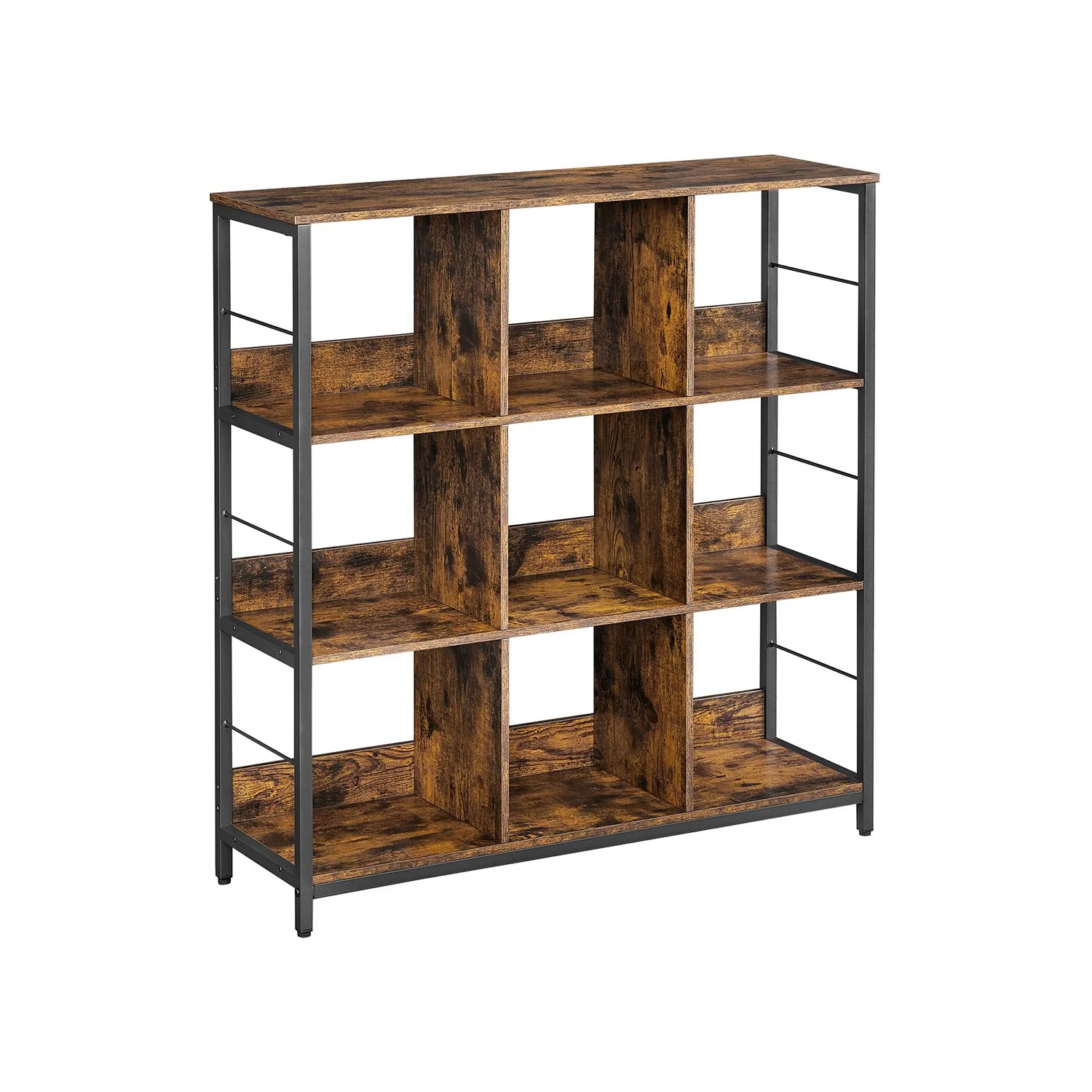 Libreria Scaffale con Ripiani Aperti per Soggiorno Studio Cucina Camera da Letto