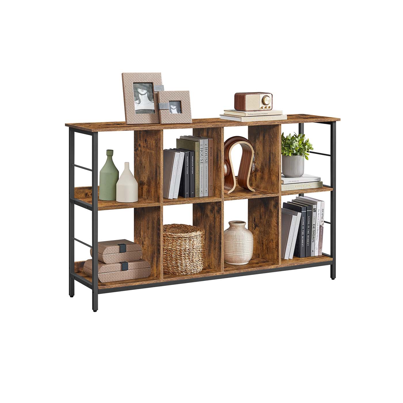Libreria Scaffale con Ripiani Aperti per Soggiorno Studio Cucina Camera da Letto - Image 3