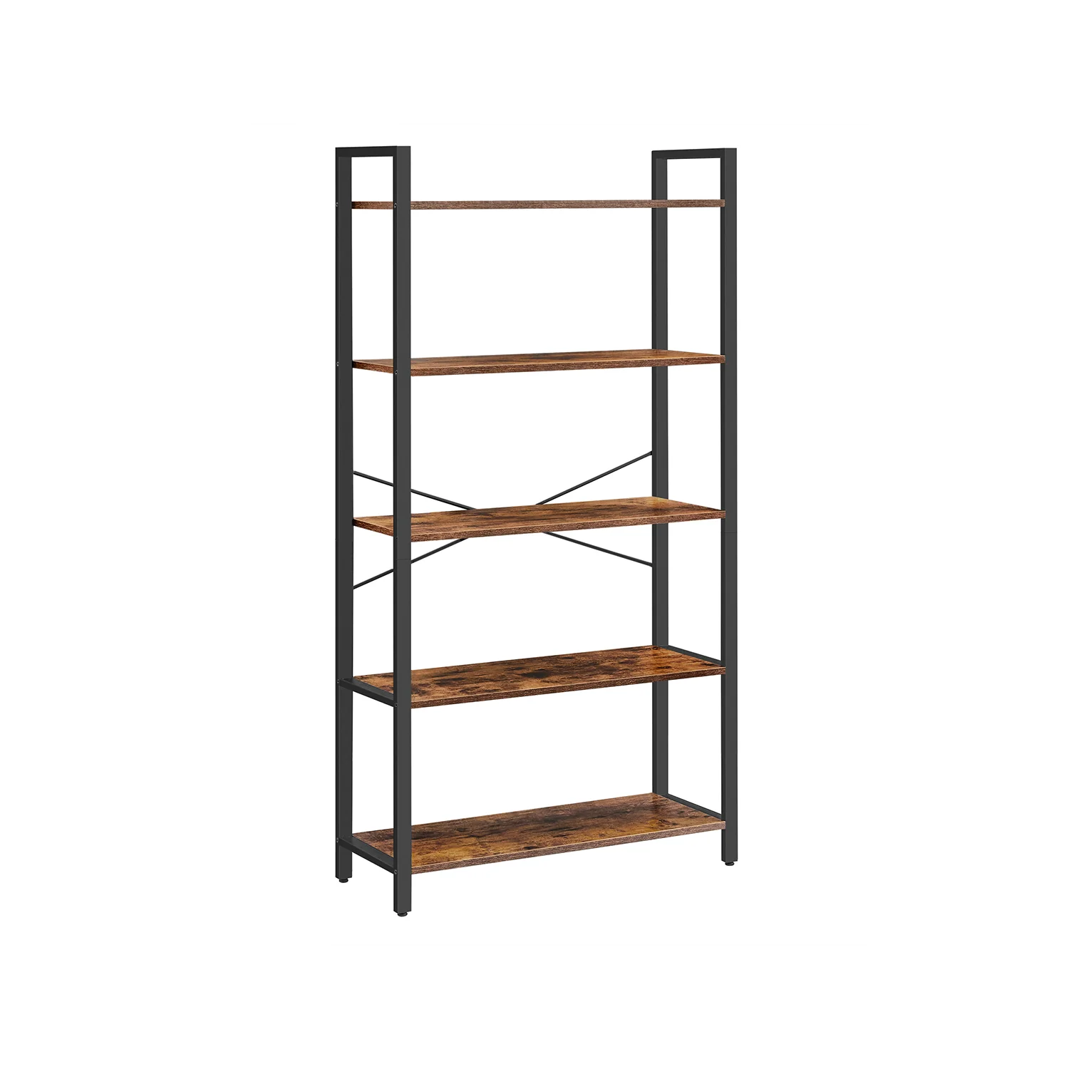 Scaffale Libreria Autoportante con Struttura in Acciaio per Soggiorno Ufficio - Image 3