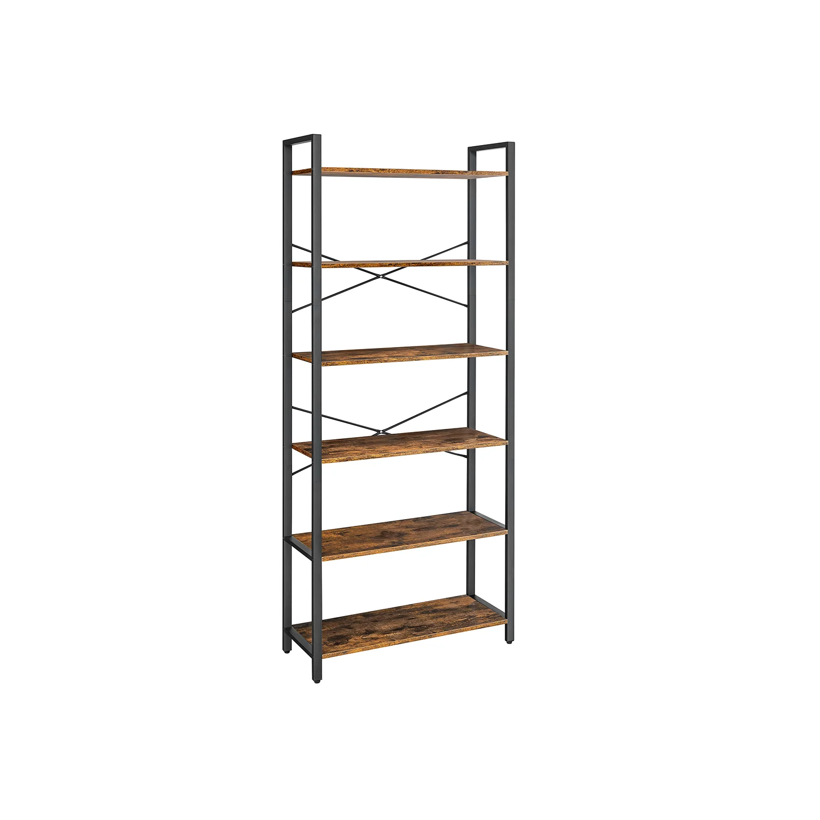 Scaffale Libreria Alta e Capiente con Struttura in Acciaio - Image 2