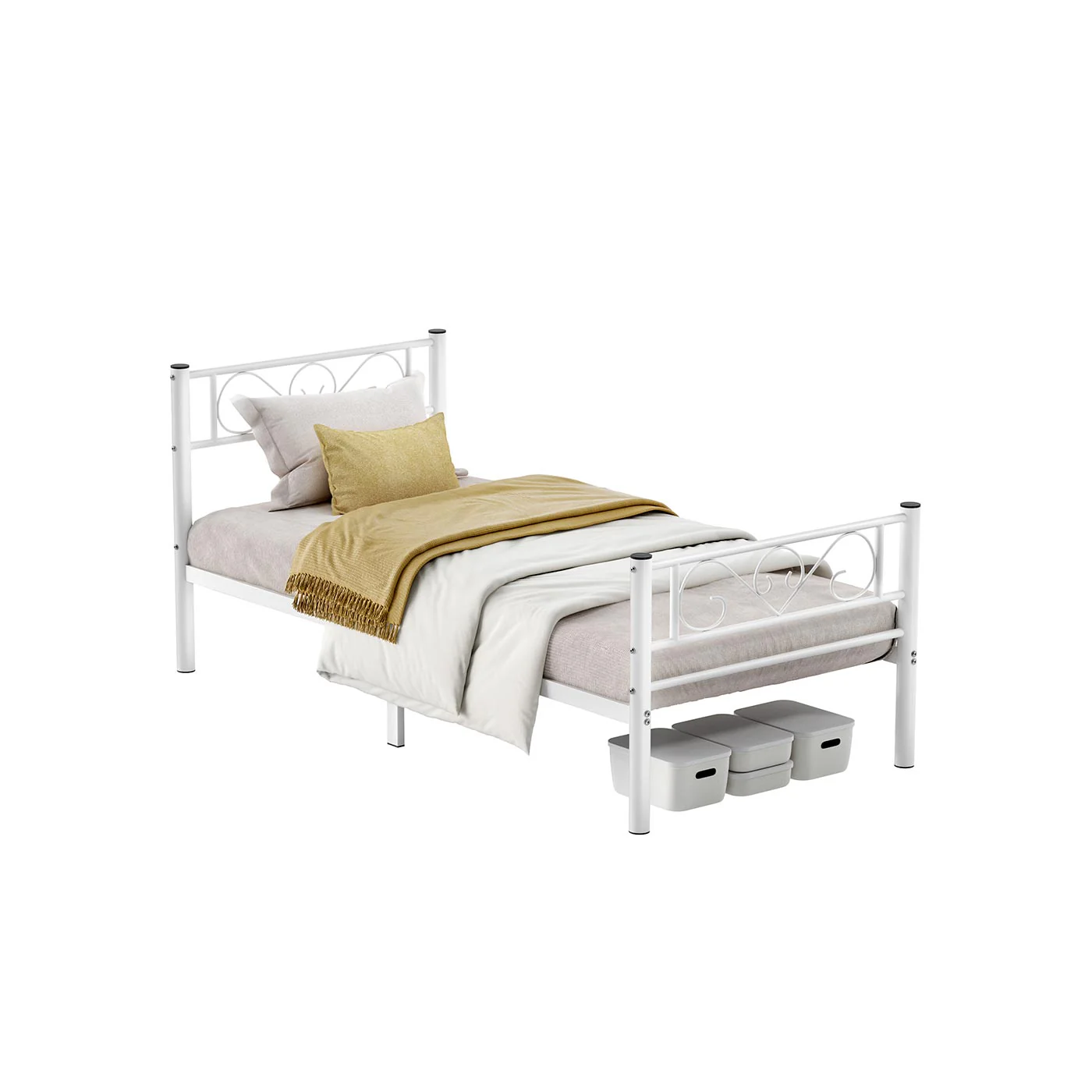 Struttura Letto Singolo in Metallo - Image 3
